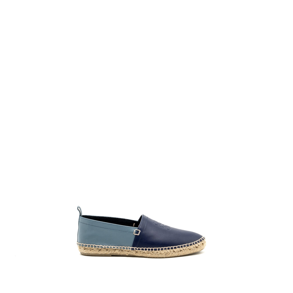 LOEWE ESPADRILLES/ LEATHER BLUE/ MULTICOLOUR
