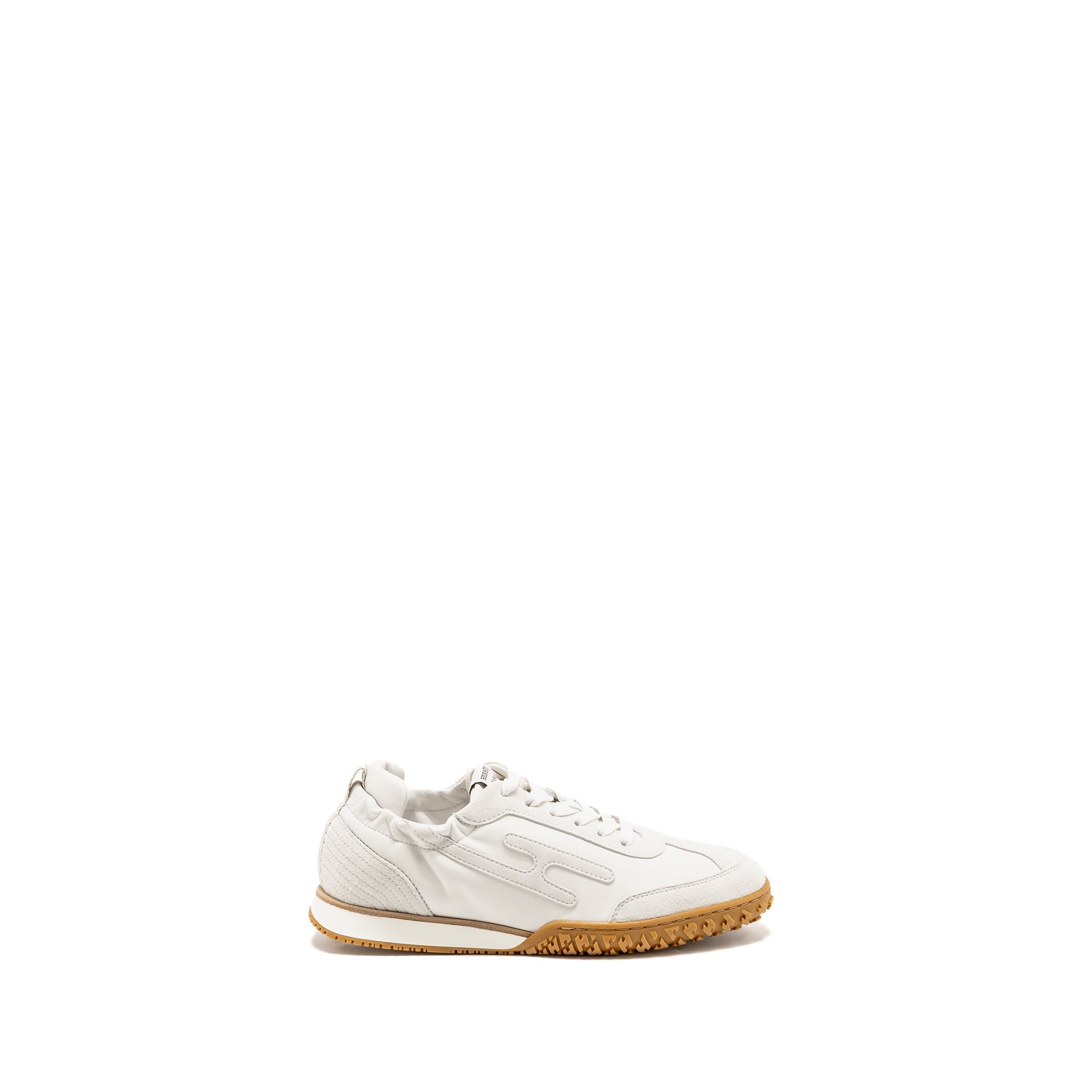 HERMES JET SNEAKER NAPPA/SUEDE GOATSKIN BLANC