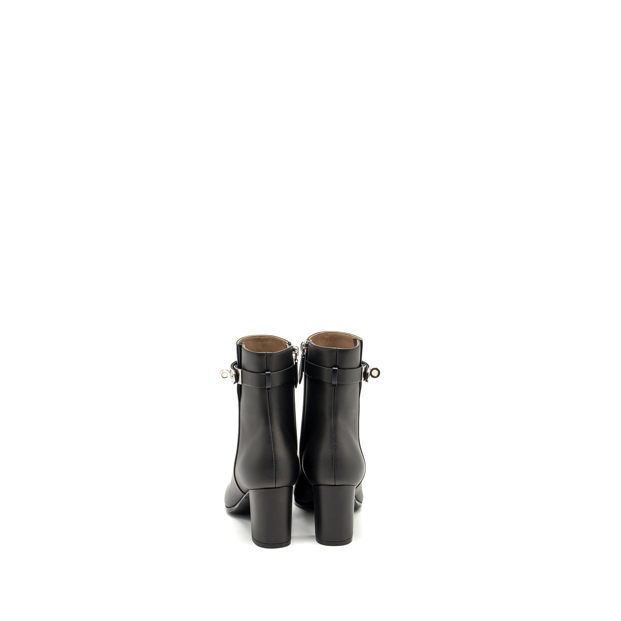 HERMES WOMEN’S SAINT GERMAIN ANKLE BOOT CALFSKIN BLACK SHW