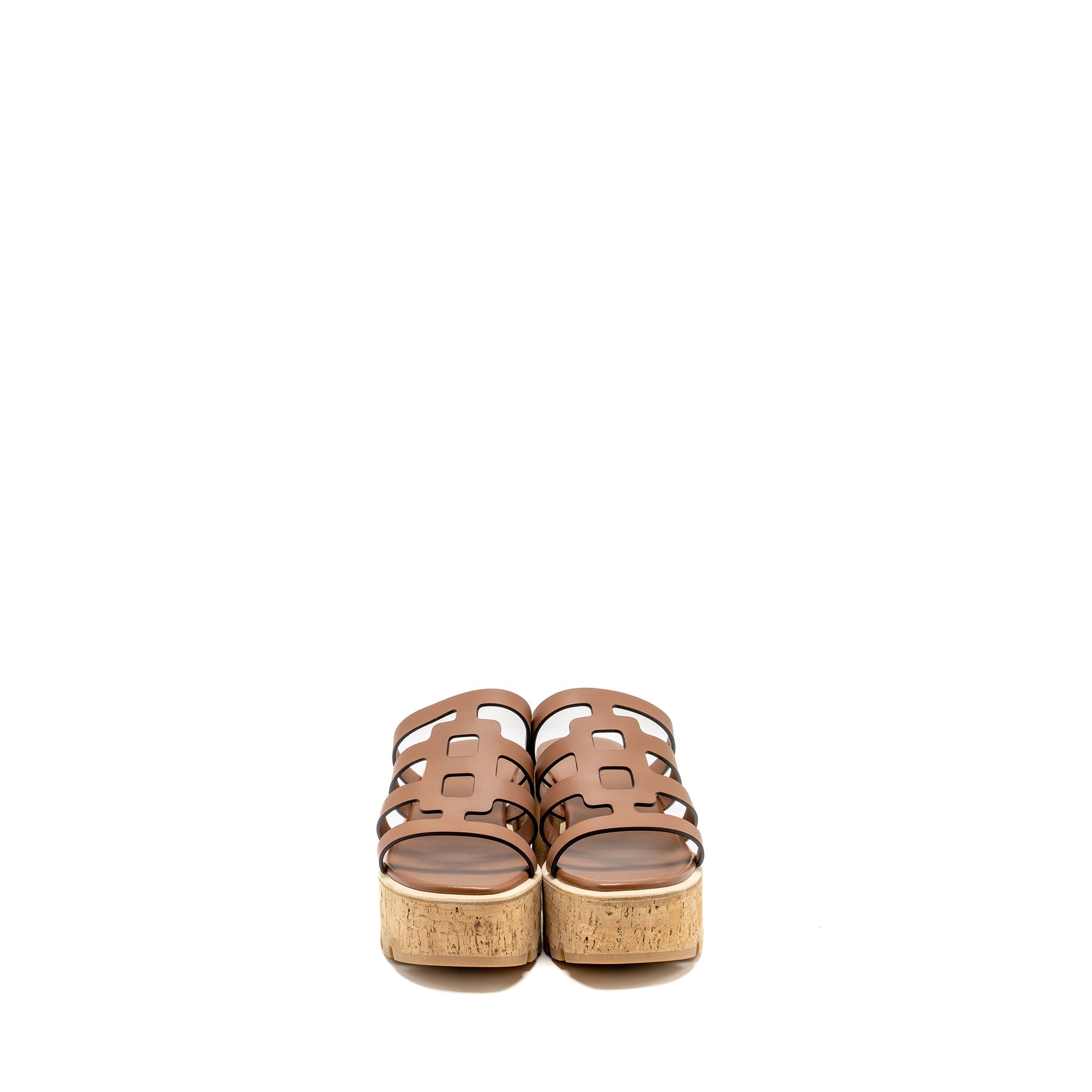 HERMES ISABELLA SANDAL CALFSKIN GOLD