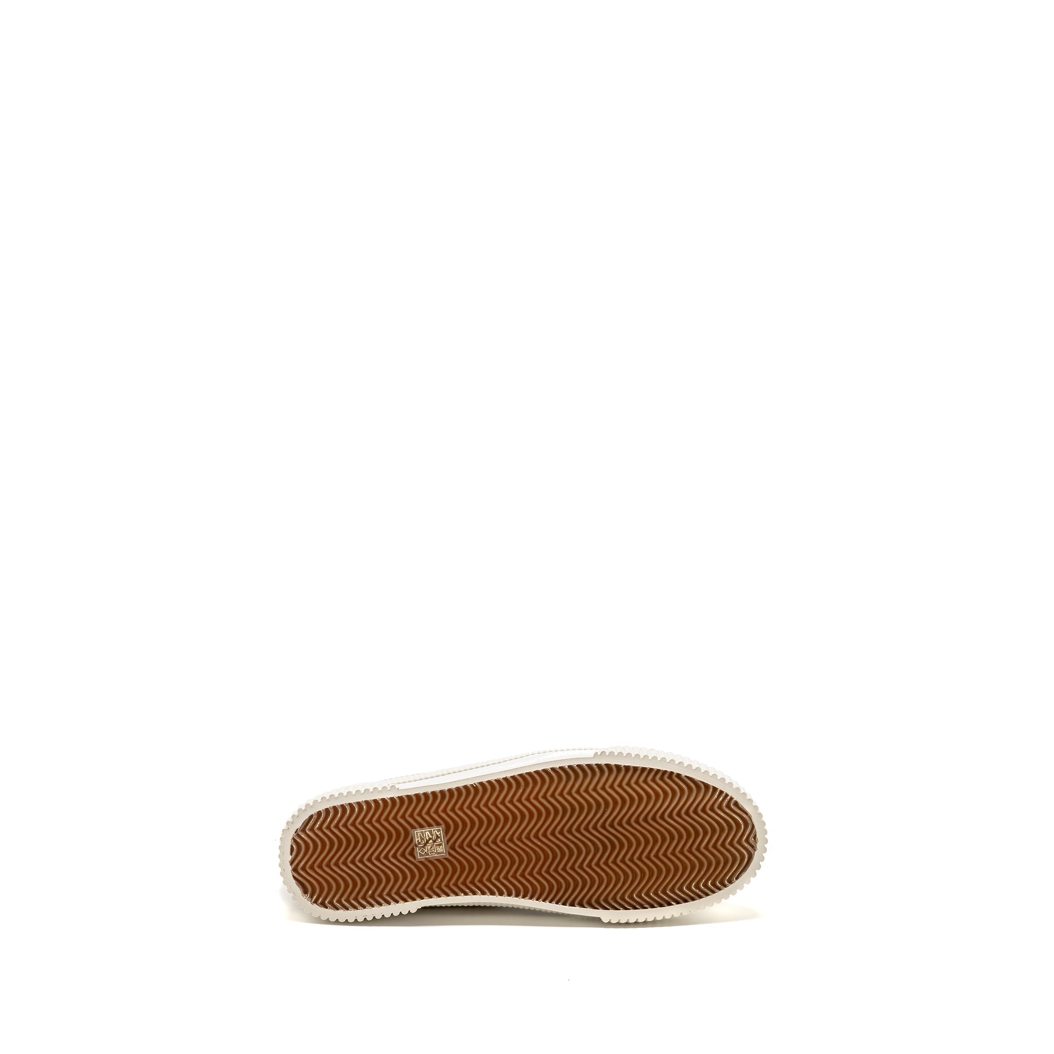 LOEWE ANAGRAM JACQUARD HIGH TOP SNEAKER NATURAL/WHITE