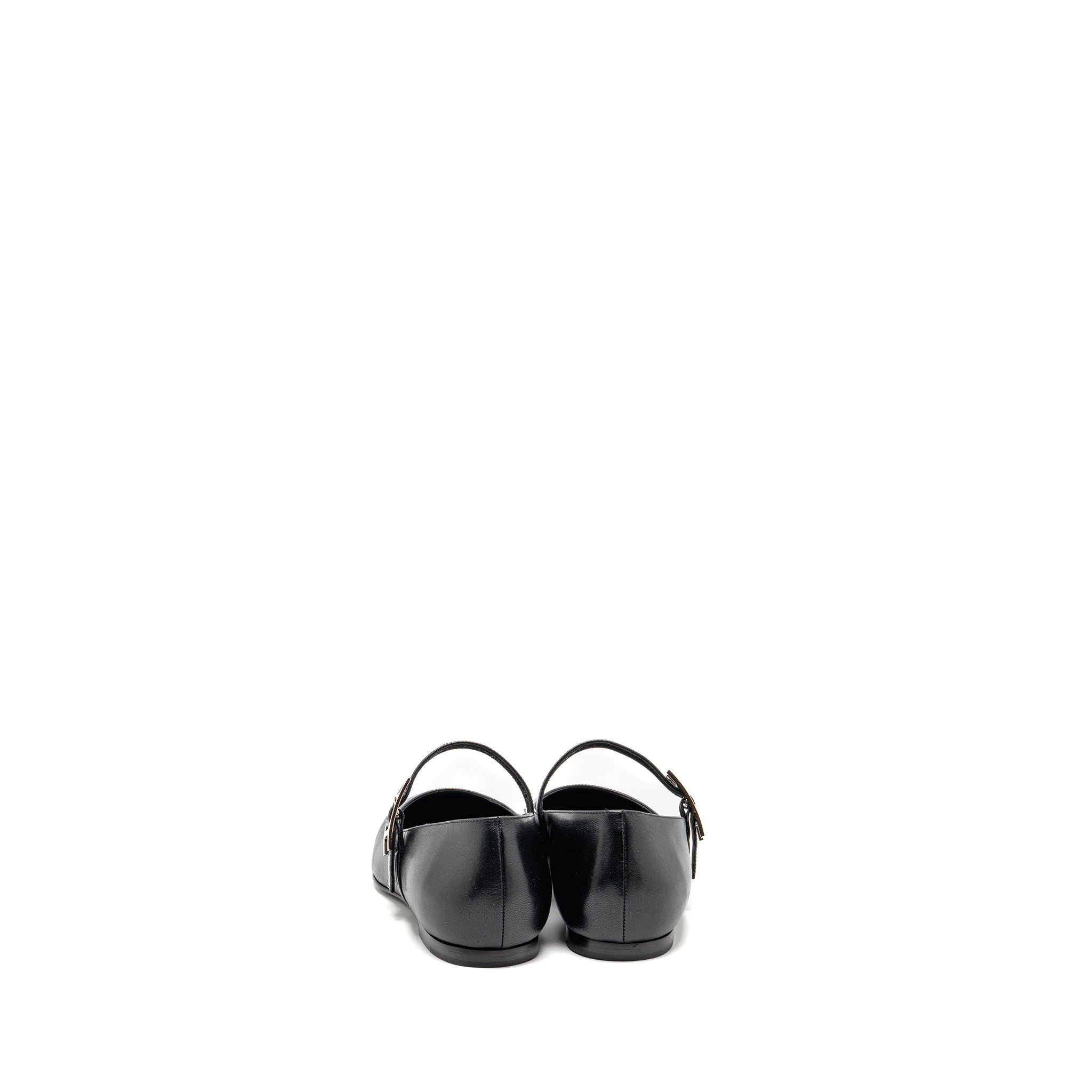 HERMES JANE BALLET FLAT BLACK