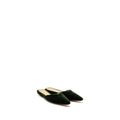 BOTTEGA VENETA POINT FLAT CARPET/LEATHER GREEN