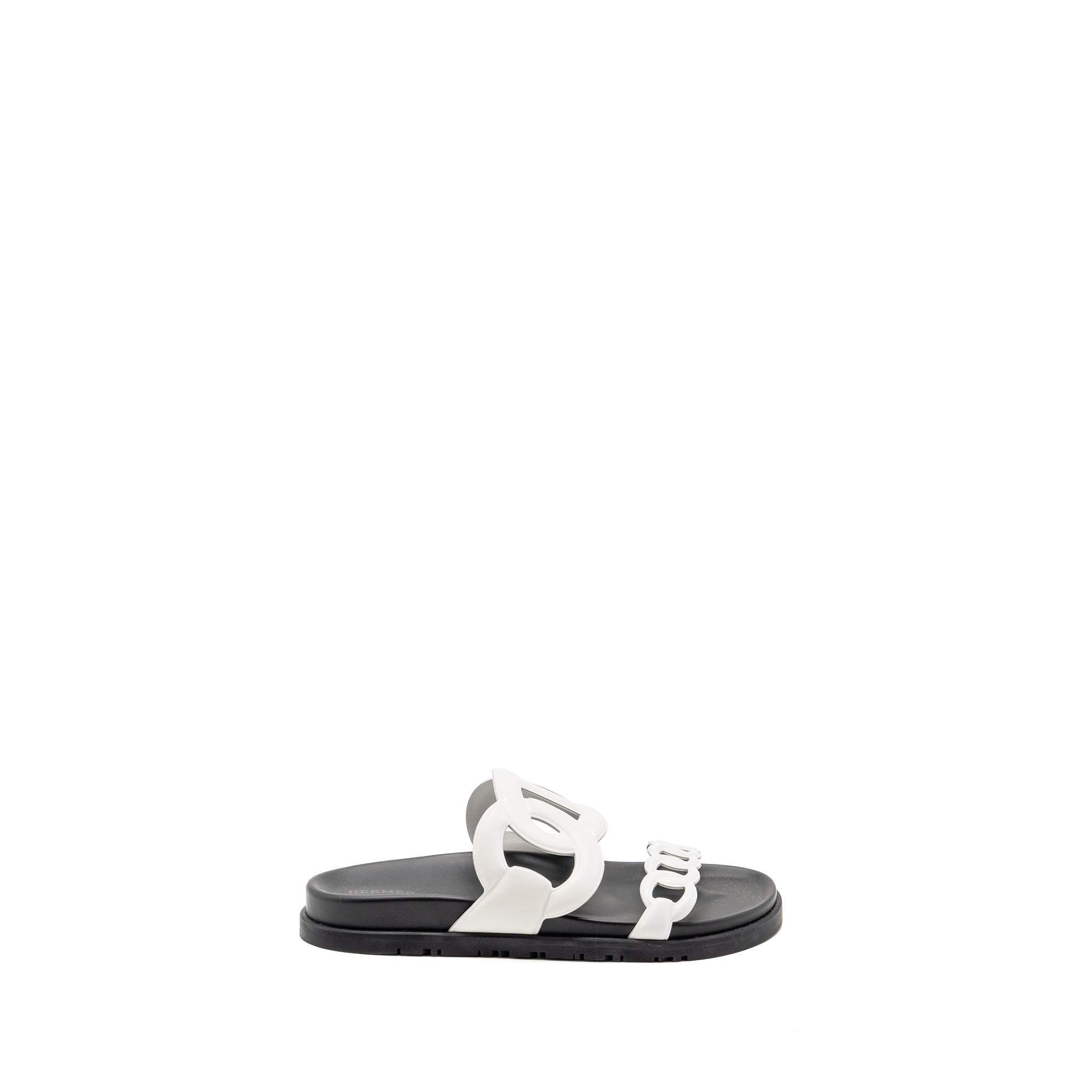 HERMES EXTRA SANDALS NAPPA BLANC