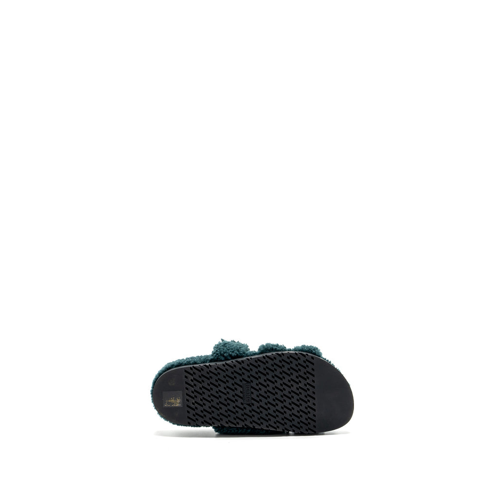 HERMES CHYPRE SANDALS VERT ANGELAIS