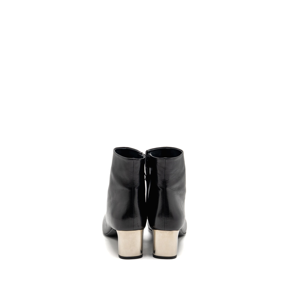 CELINE ZIPPED BOOT LEATHER BLACK