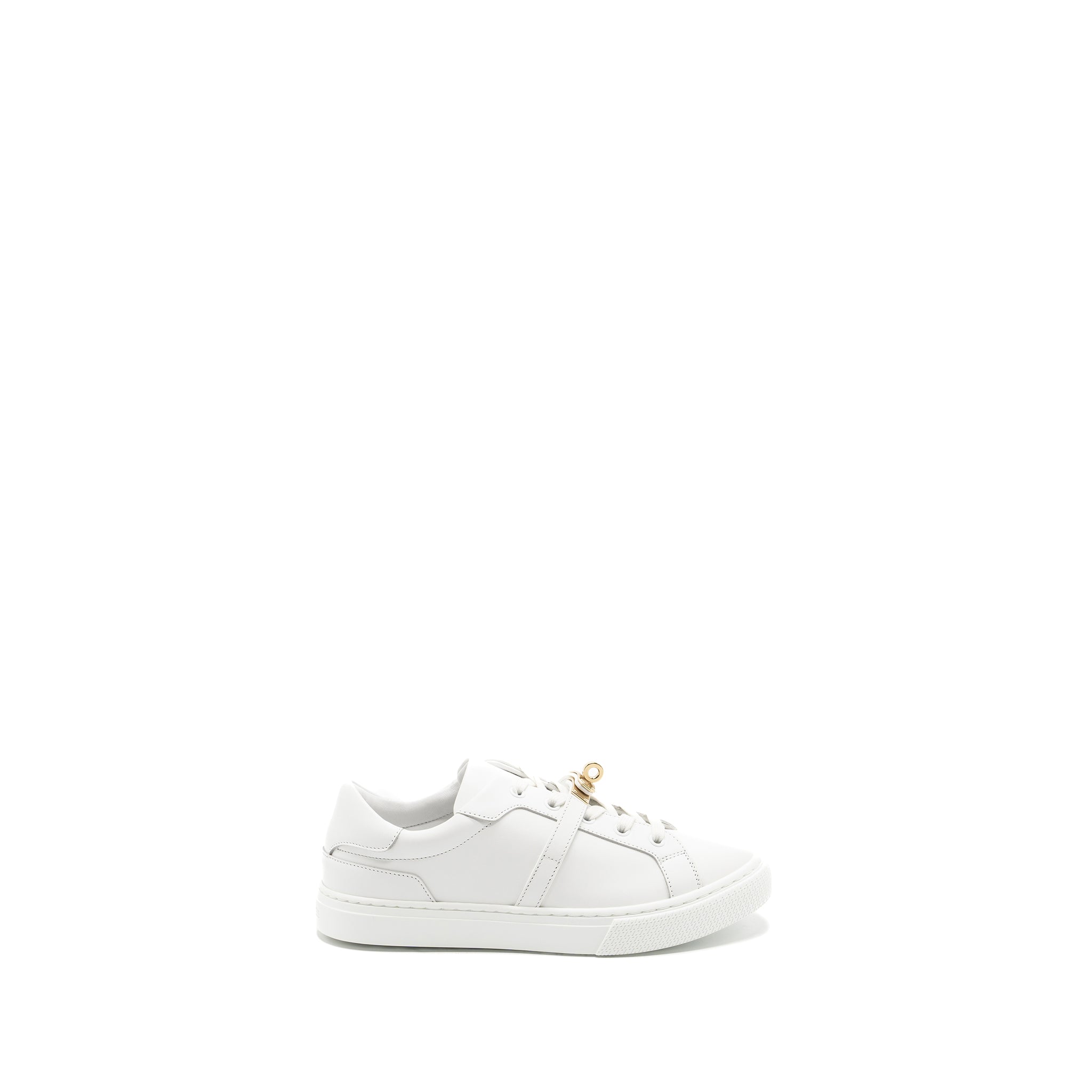 HERMES FEMME DAY SNEAKER CALFSKIN WHITE GHW