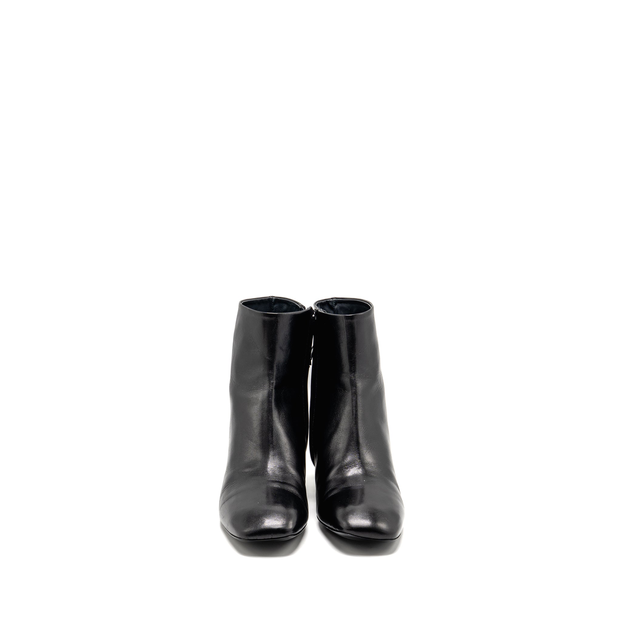 CELINE ZIPPED BOOT LEATHER BLACK