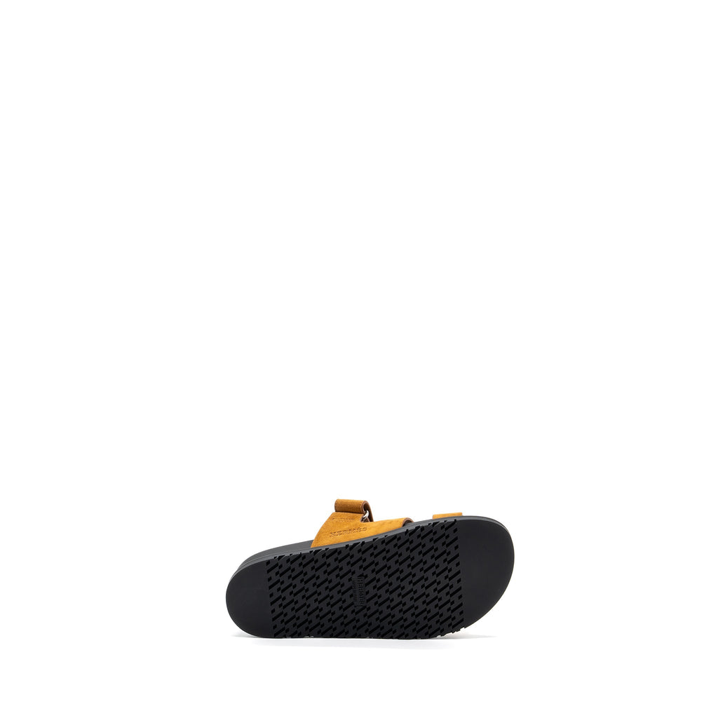HERMES CHYPRE SANDAL SUEDE GOATSKIN GOLD
