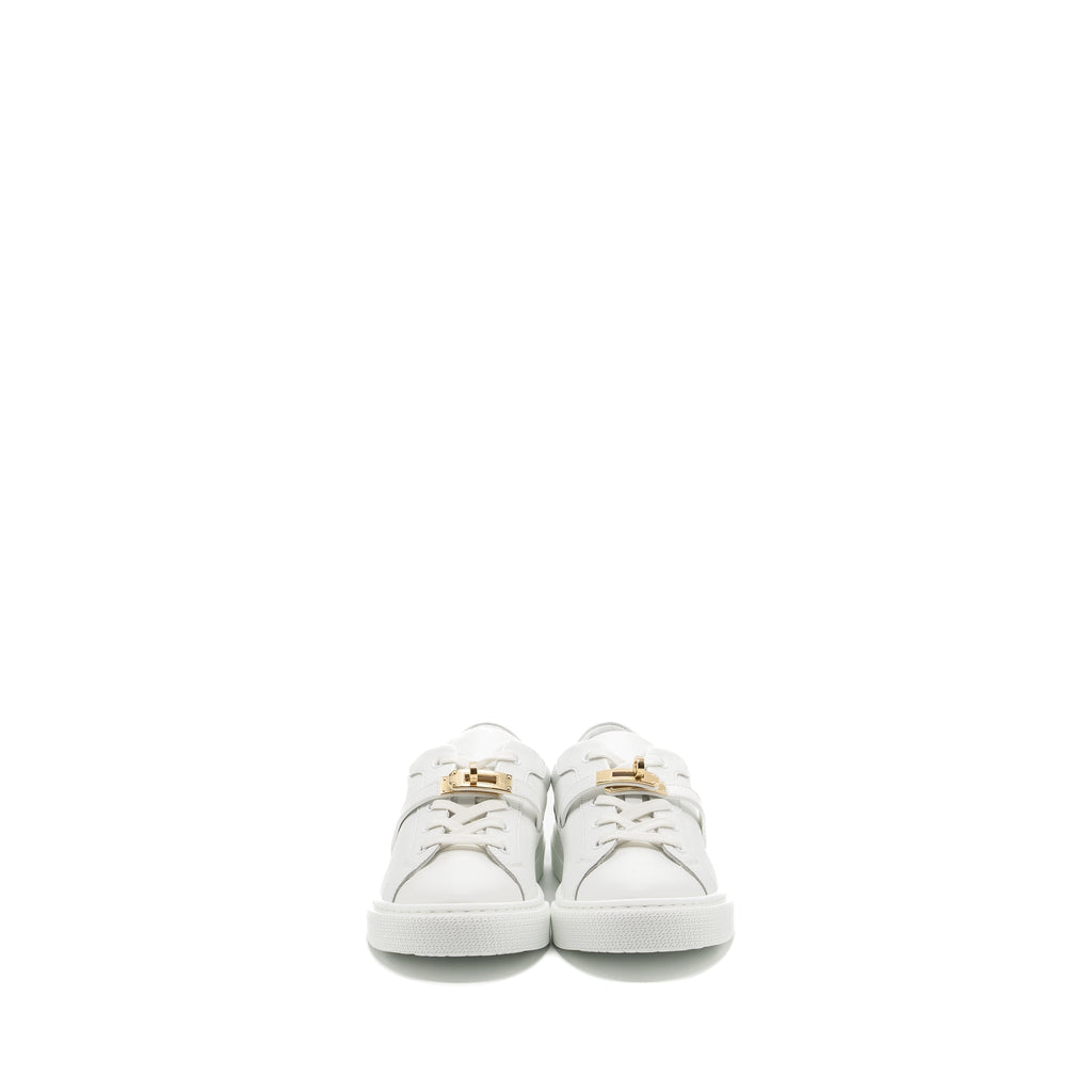 HERMES FEMME DAY SNEAKER CALFSKIN WHITE GHW