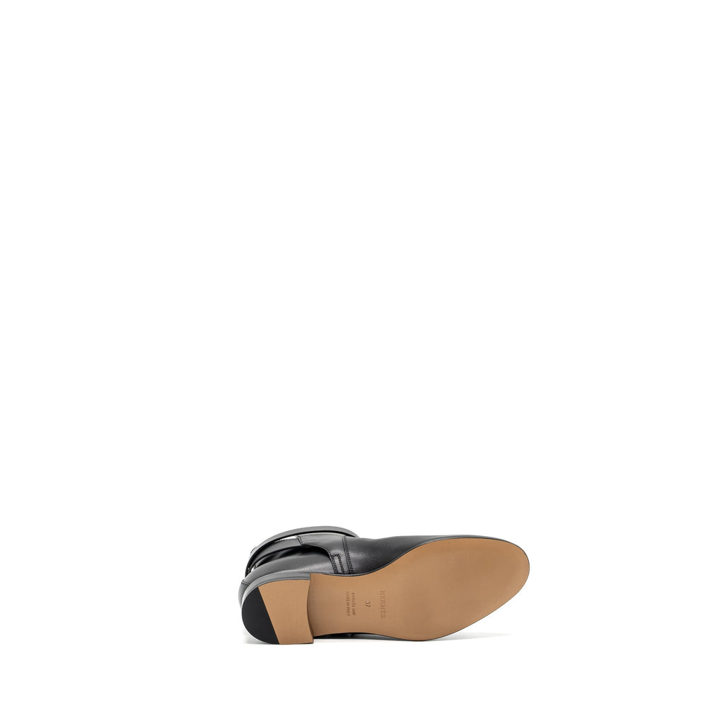 HERMES NEO ANKLE BOOTS CALFSKIN BLACK SHW