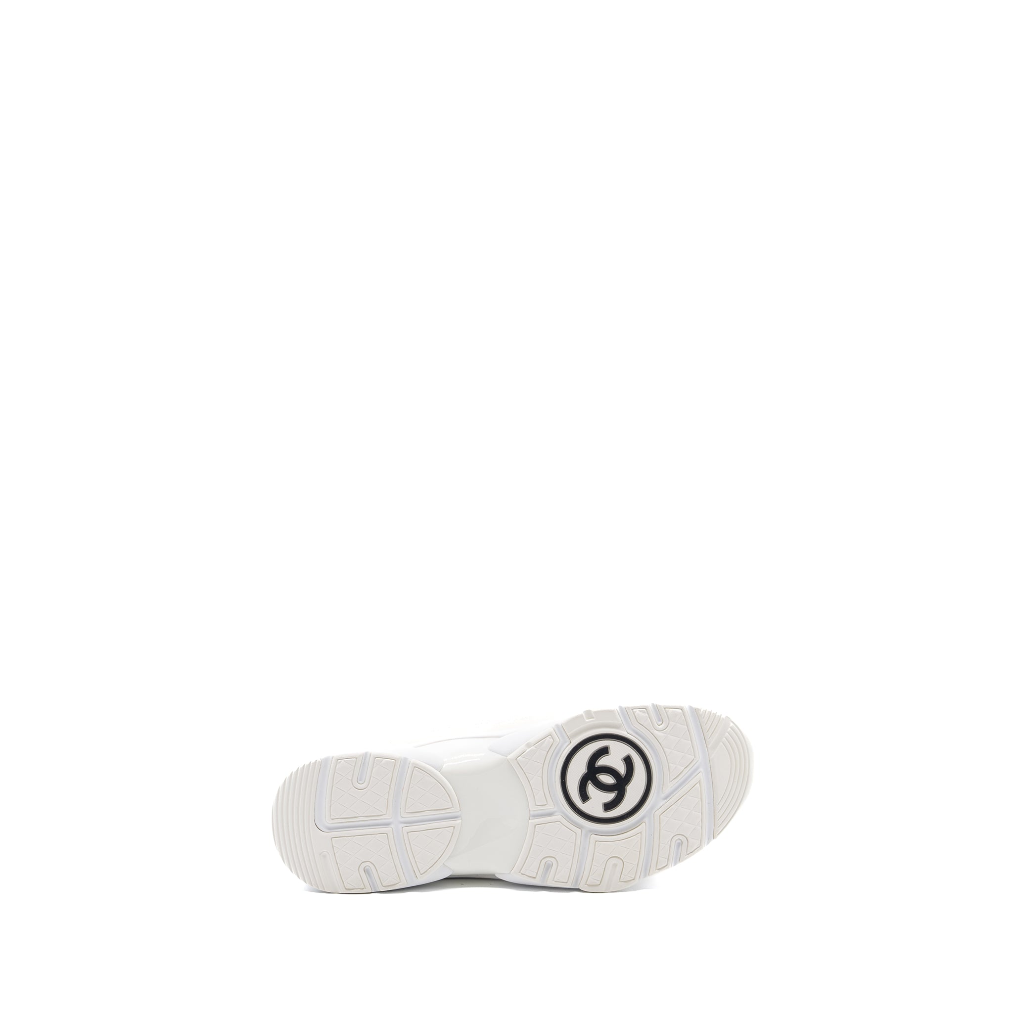 CHANEL CC LOGO TRAINER WHITE