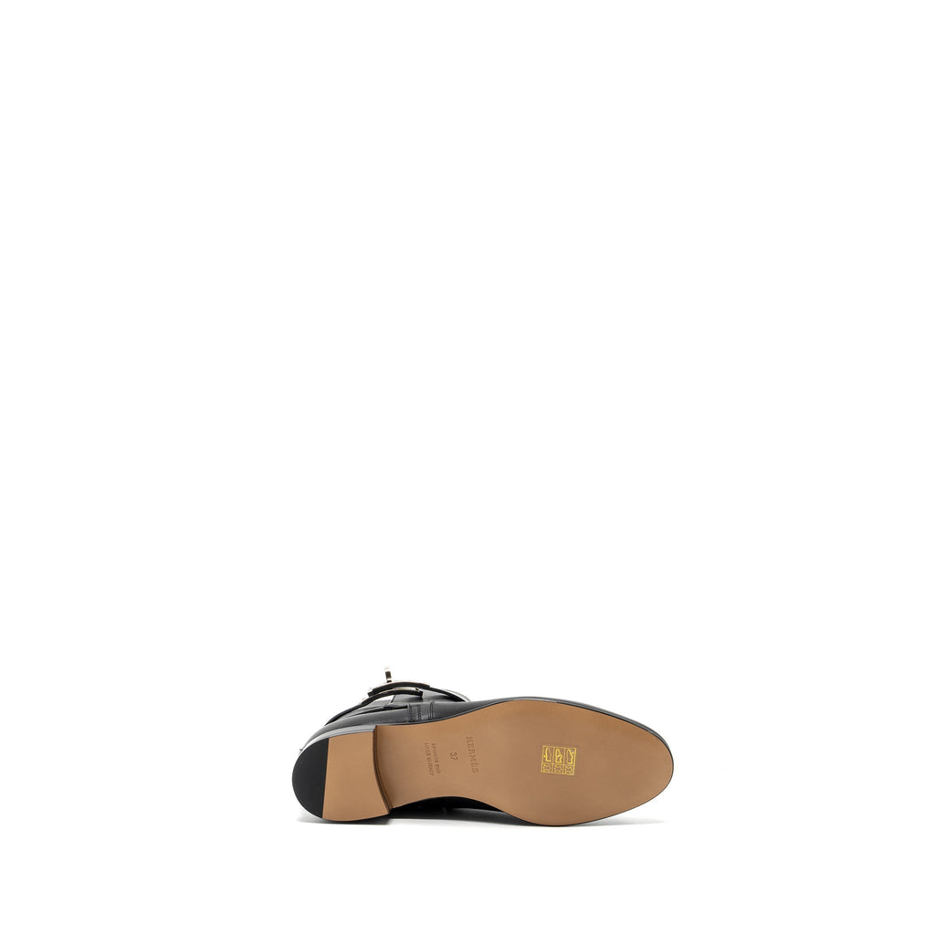 HERMES NEO ANKLE BOOTS CALFSKIN BLACK SHW