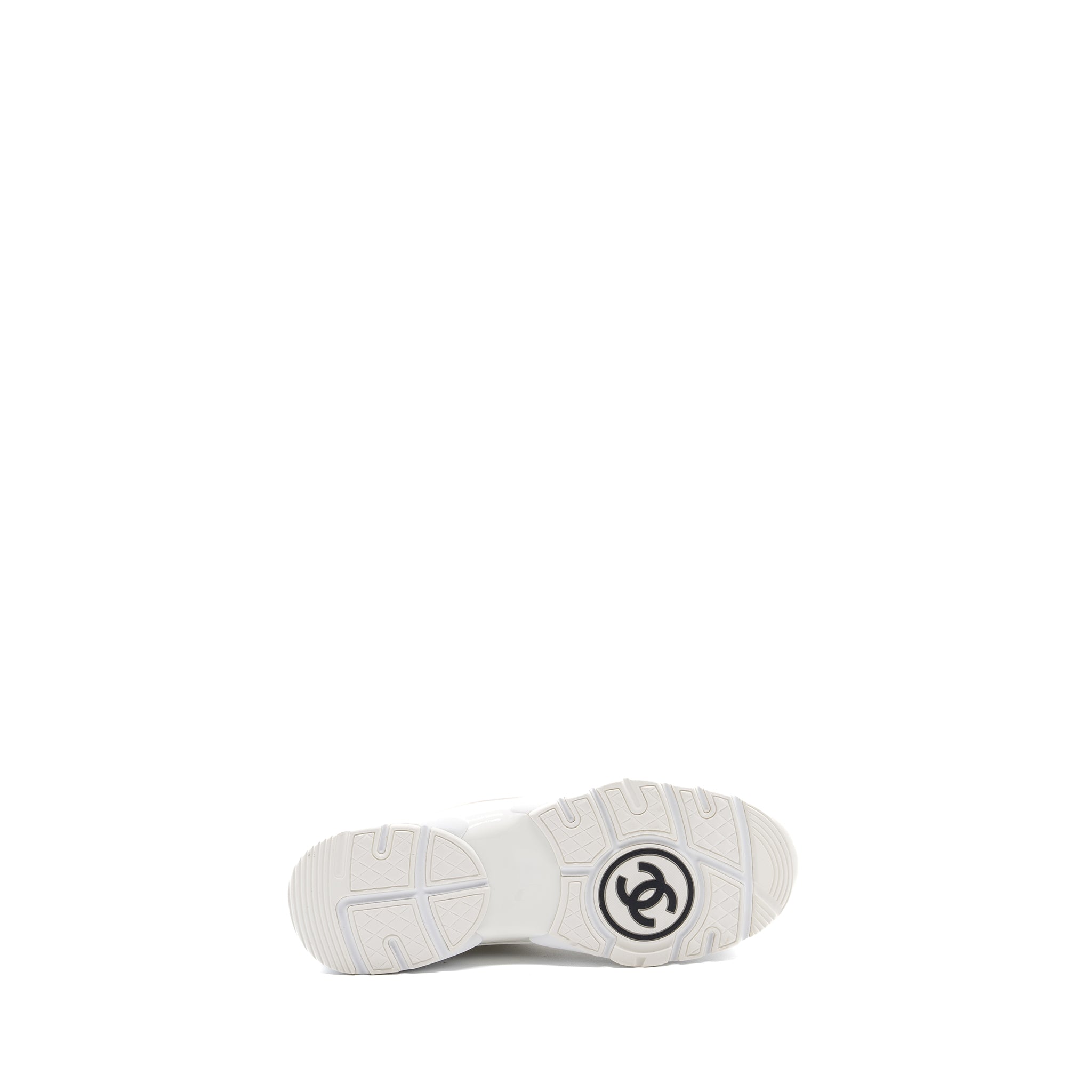 CHANEL CC LOGO TRAINER WHITE