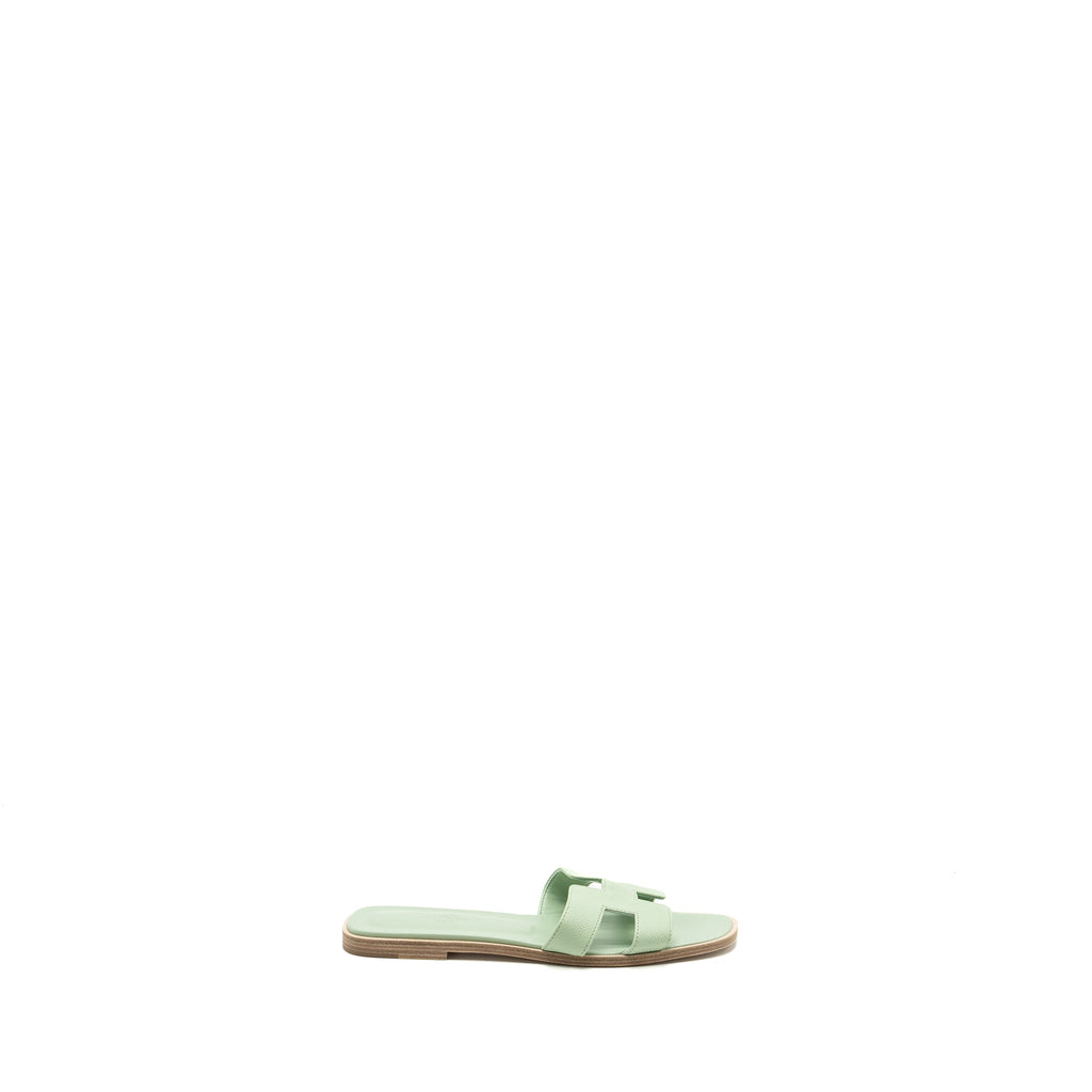 HERMES ORAN SANDAL EPSOM VERT JADE