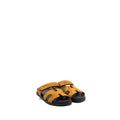 HERMES CHYPRE SANDAL SUEDE GOATSKIN GOLD
