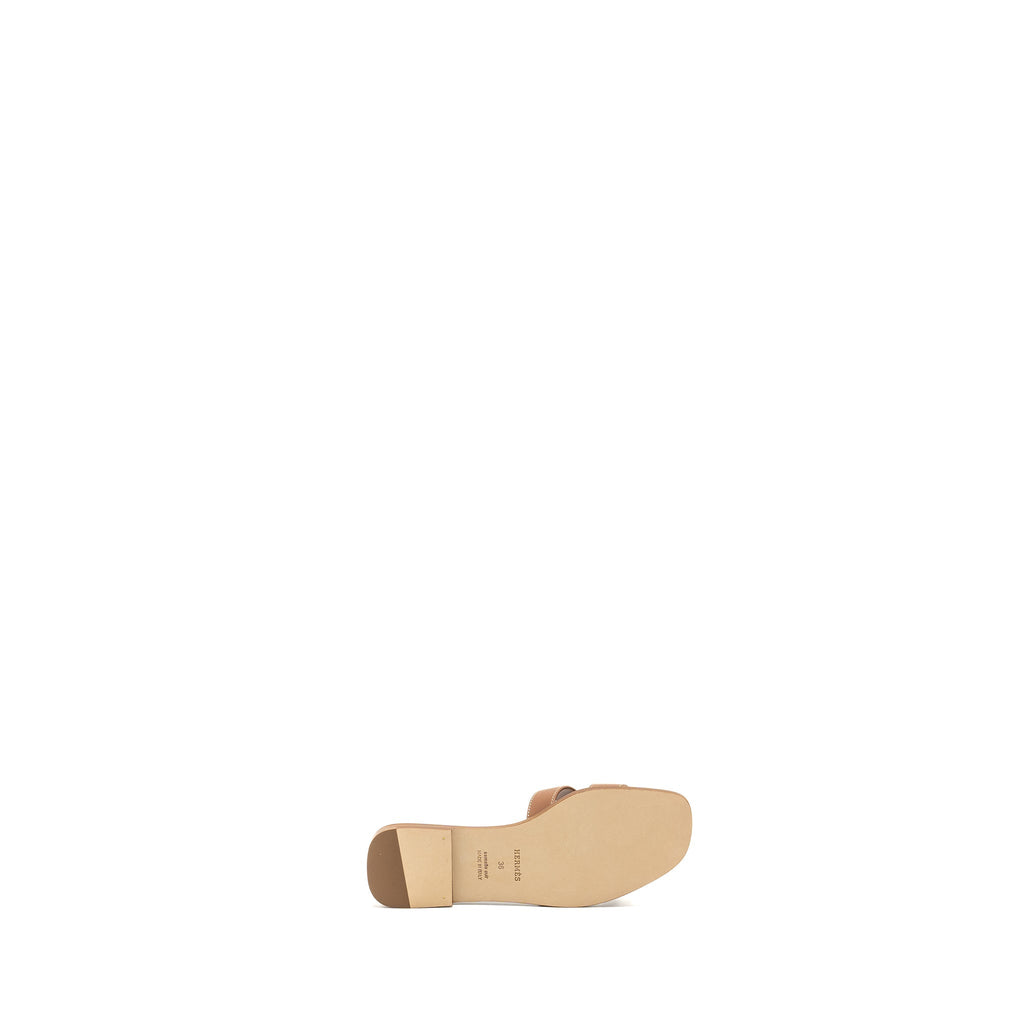 HERMES ORAN SANDAL GOLD