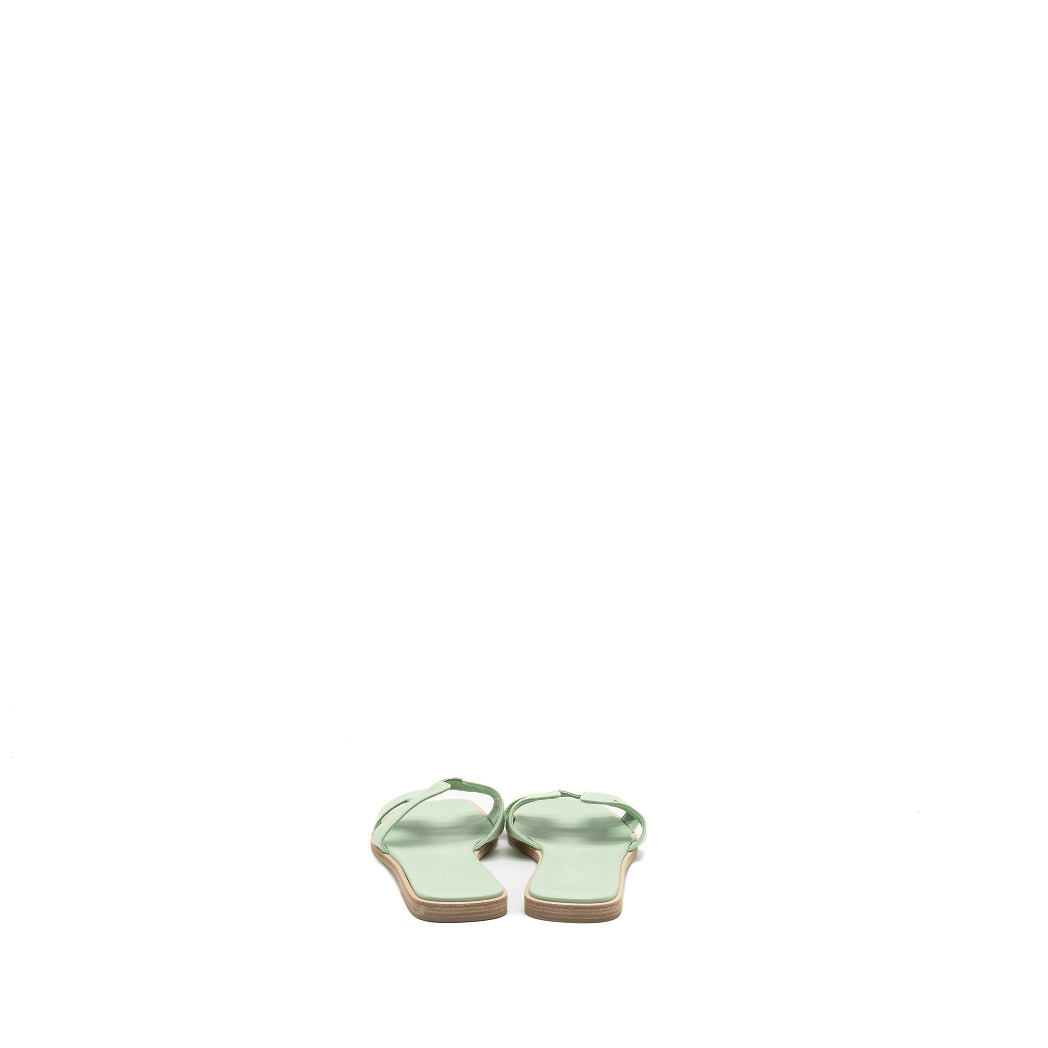 HERMES ORAN SANDAL EPSOM VERT JADE