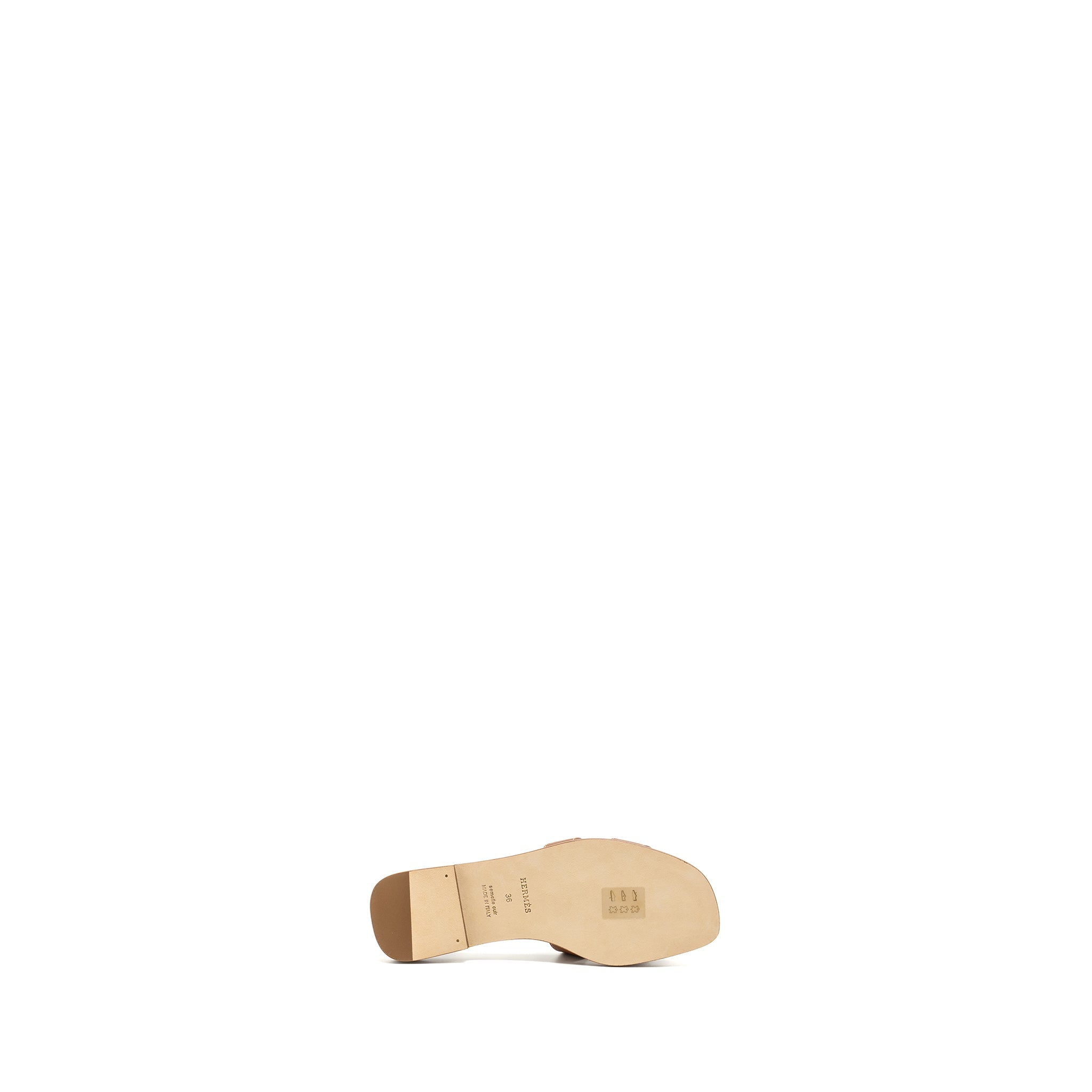 HERMES ORAN SANDAL GOLD