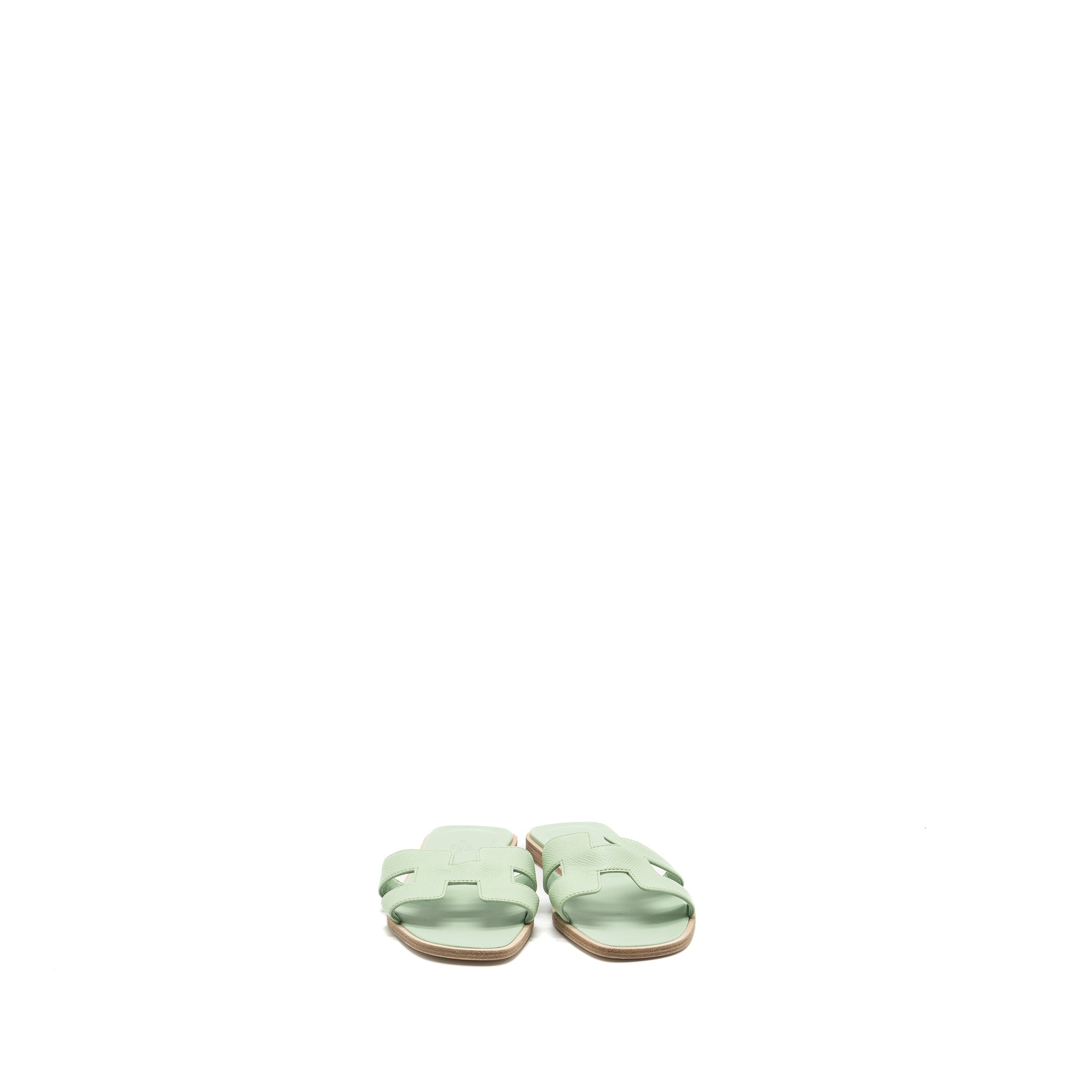 HERMES ORAN SANDAL EPSOM VERT JADE