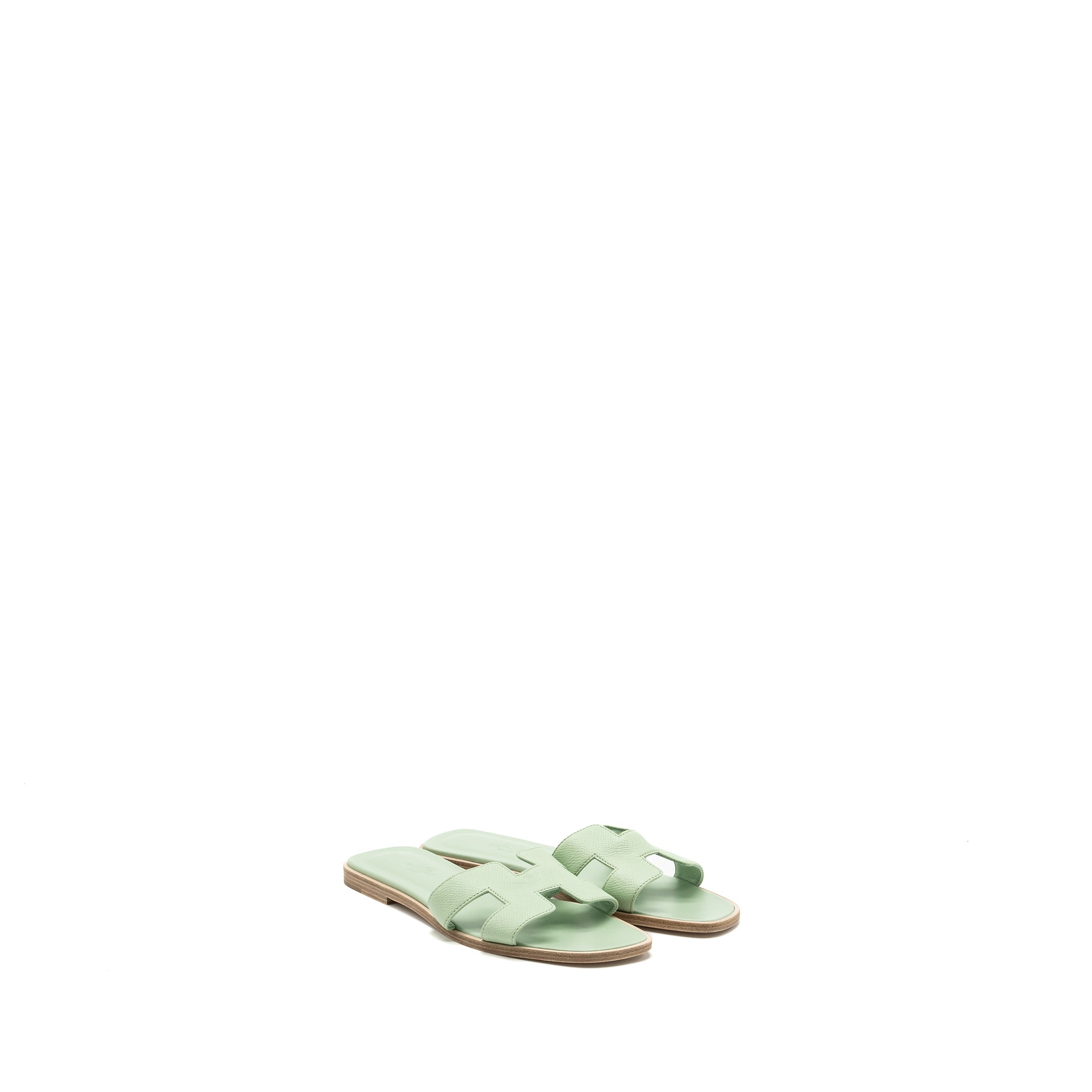 HERMES ORAN SANDAL EPSOM VERT JADE