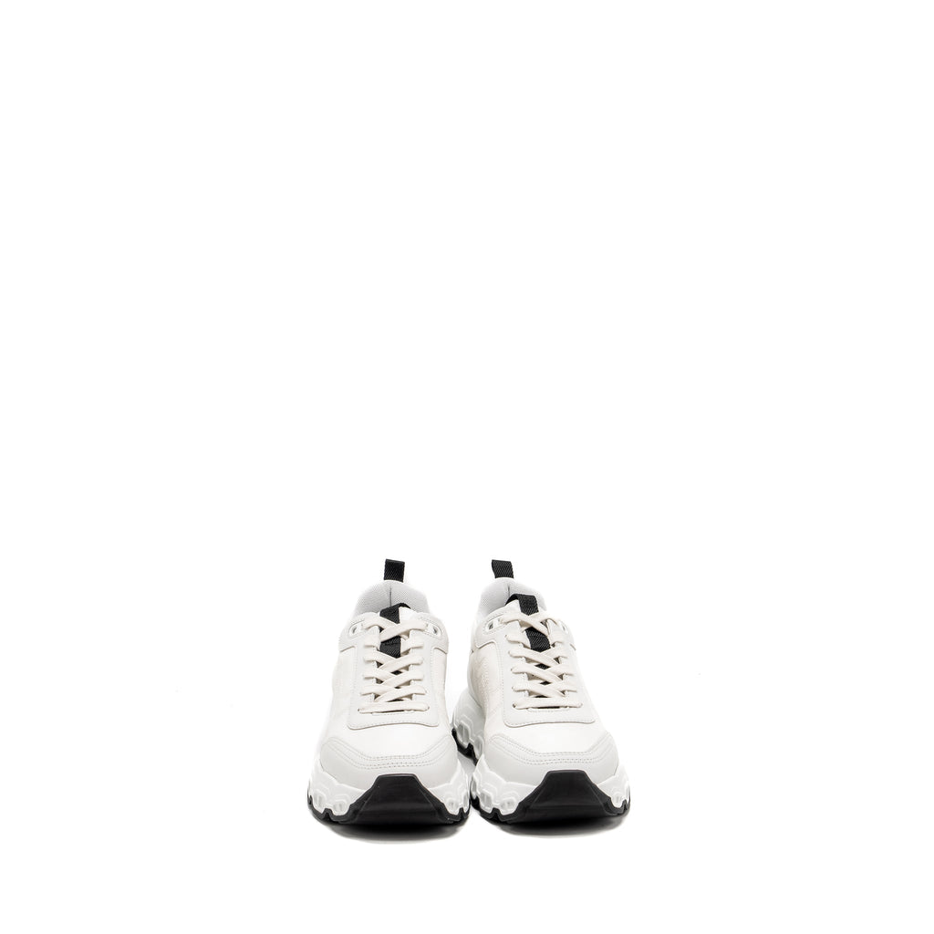 HERMES IMPULSE SNEAKER LIGHT PARACHUTE FABRIC/CALFSKIN WHITE