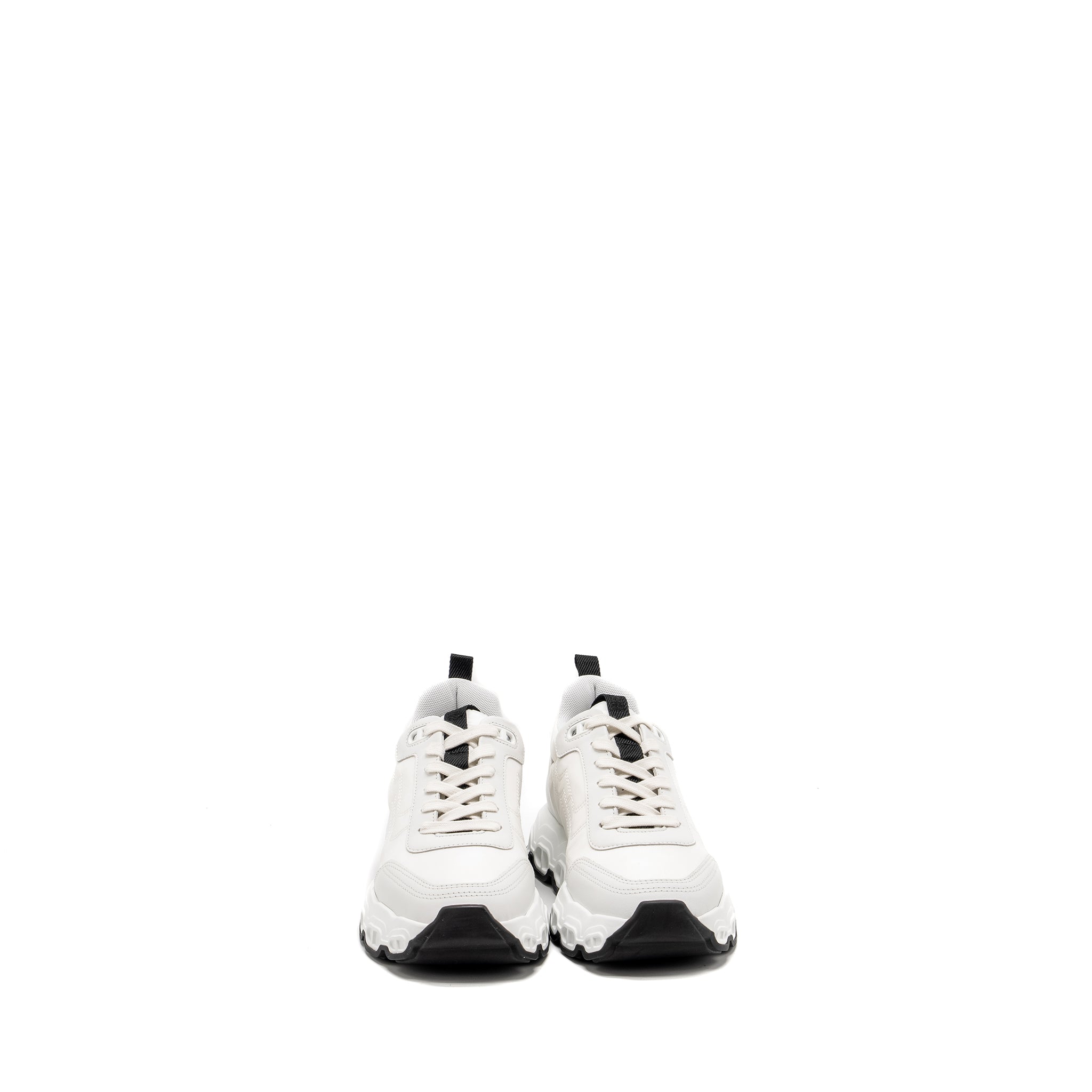 HERMES IMPULSE SNEAKER LIGHT PARACHUTE FABRIC/CALFSKIN WHITE