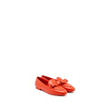 SALVATORE FERRAGAMO VARA BOW MOCCASIN LAMBSKIN CORAL