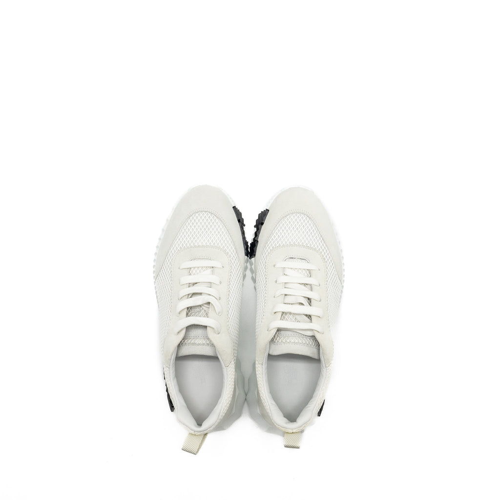 HERMES HOMME BOUNCING SNEAKER WHITE/BLACK