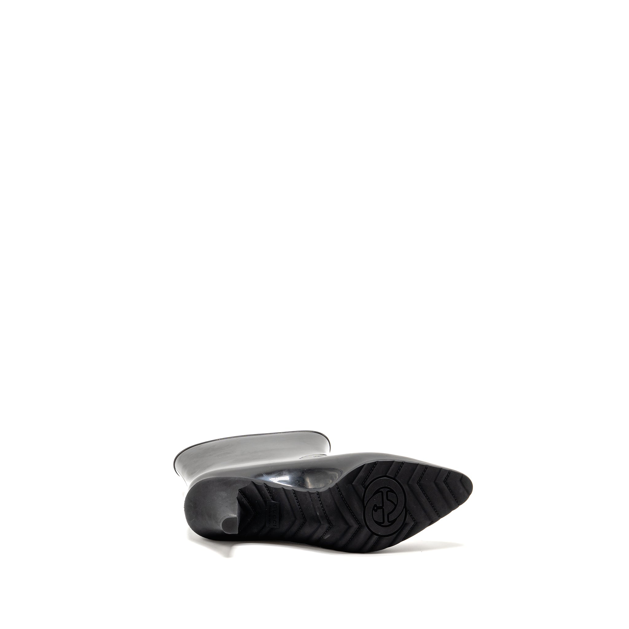 GUCCI ANKEL BOOTS RUBBER BLACK / WHITE