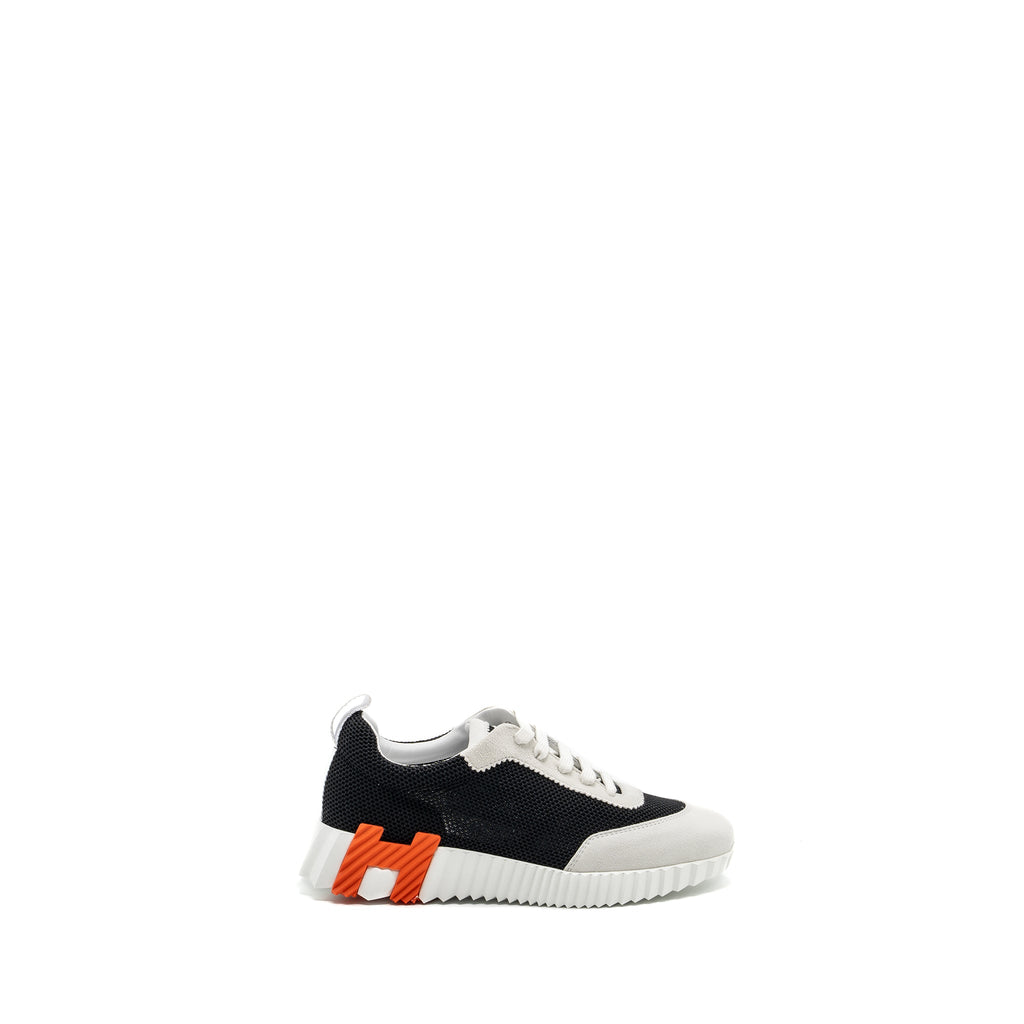 HERMES FEMME BOUNCING SNEAKER WHITE/BLACK/ORANGE
