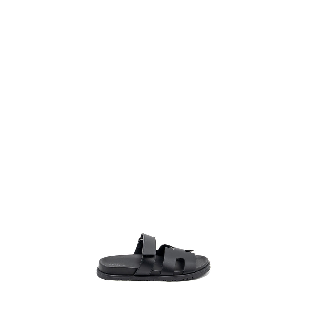 HERMES CHYPRE SANDAL BLACK
