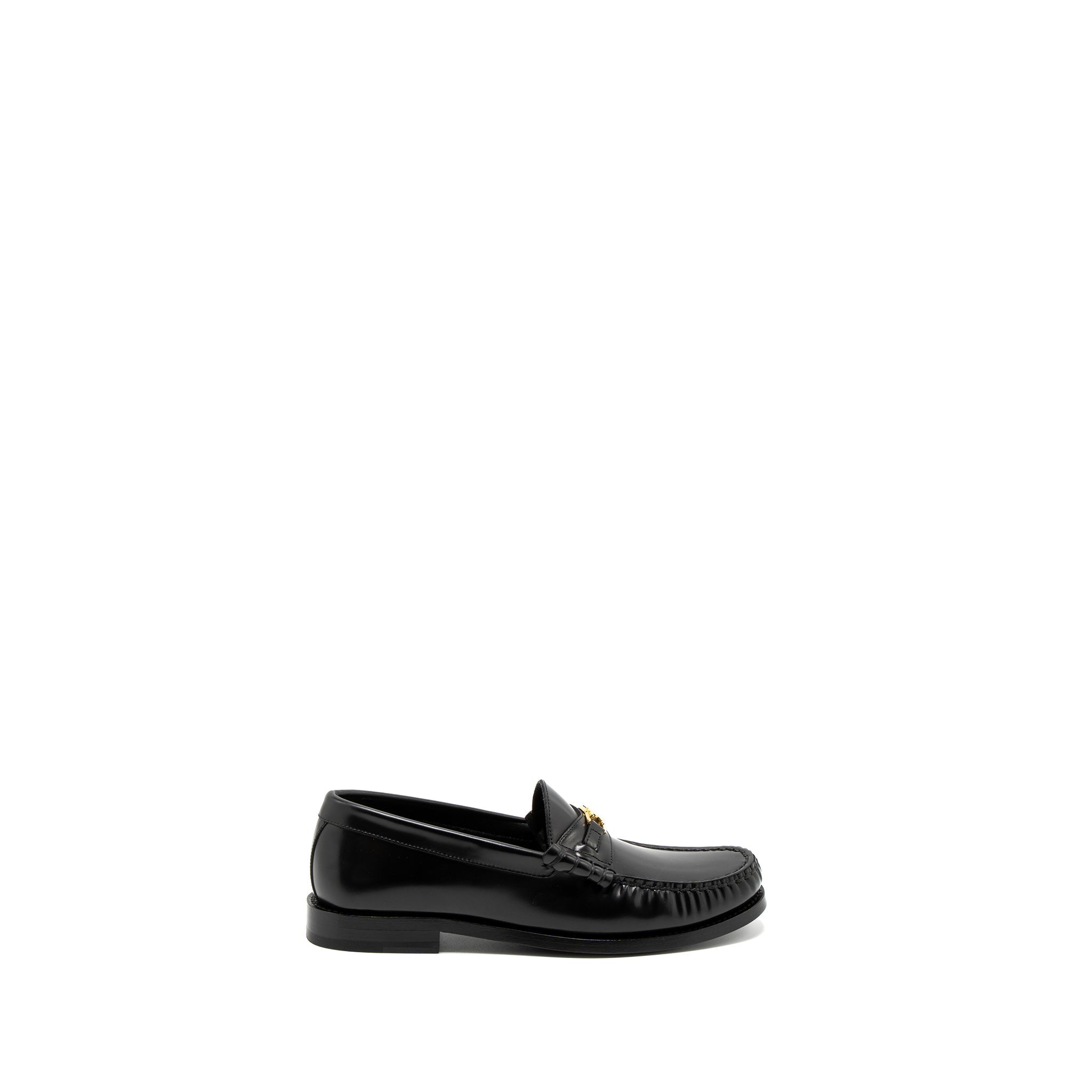 CELINE LUCO TRIOMPHE LOAFER CALFSKIN BLACK GHW