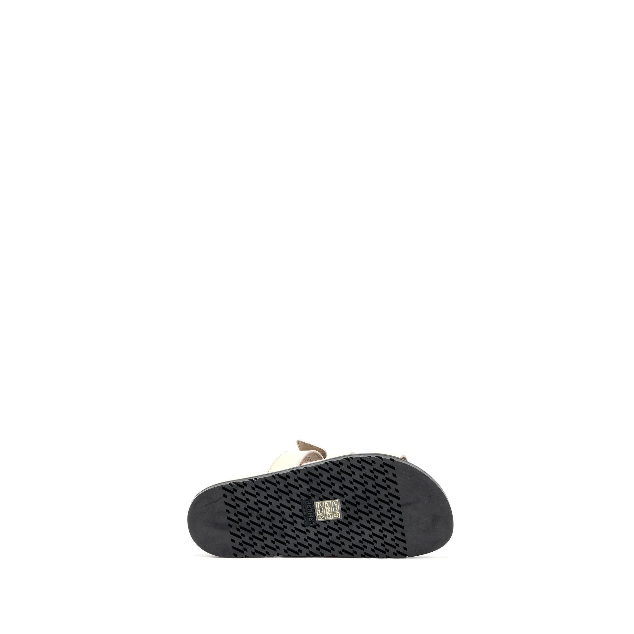 HERMES CHYPRE SANDAL BEIGE MASTIC