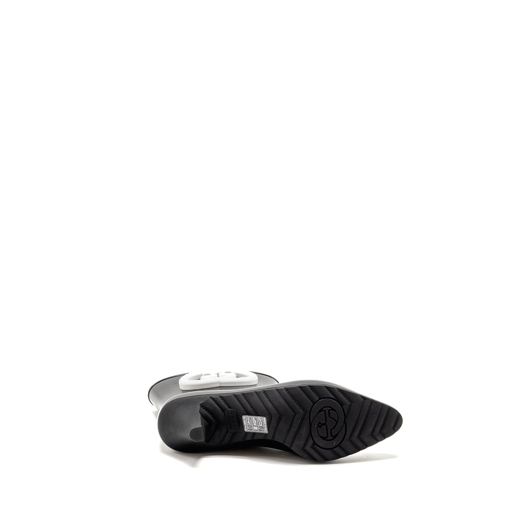 GUCCI ANKEL BOOTS RUBBER BLACK / WHITE