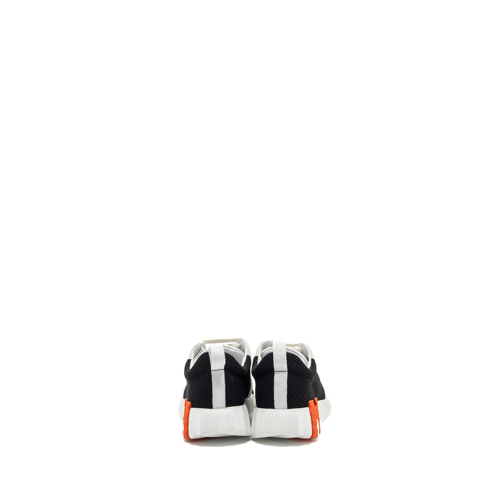HERMES FEMME BOUNCING SNEAKER WHITE/BLACK/ORANGE