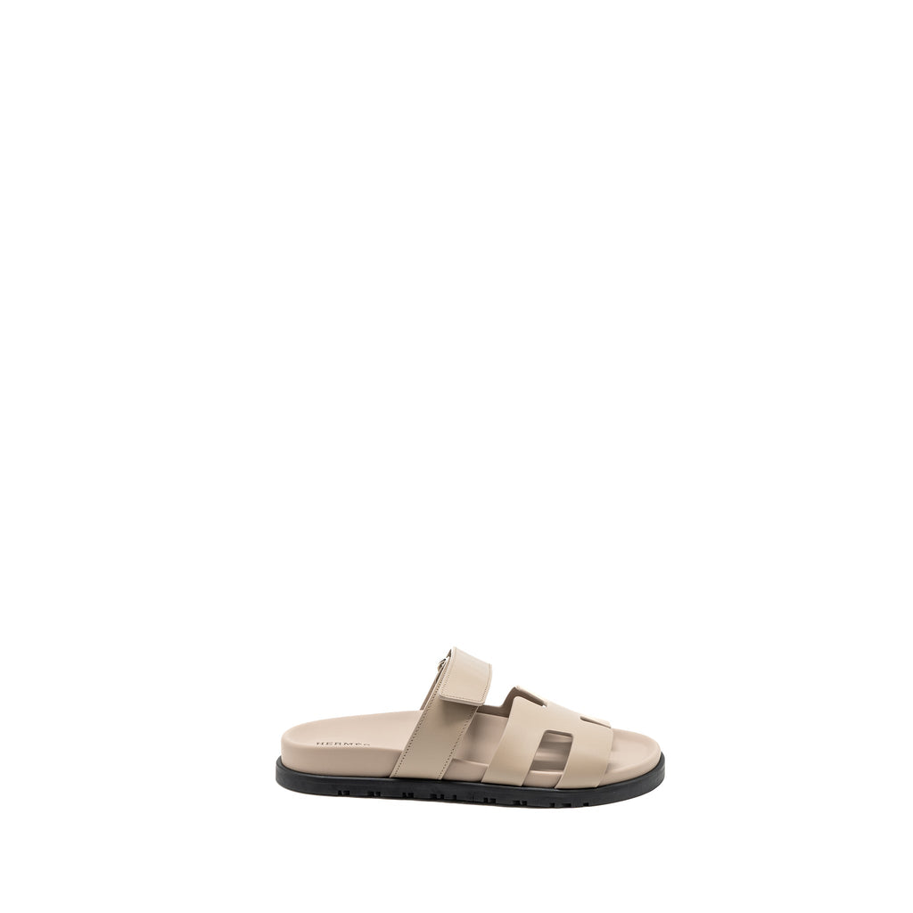 HERMES CHYPRE SANDAL BEIGE MASTIC