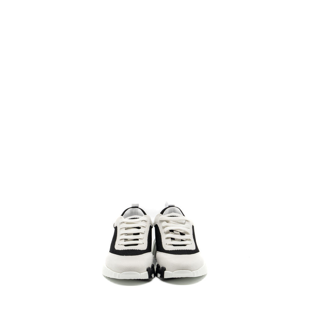 HERMES FEMME BOUNCING SNEAKER WHITE/BLACK/ORANGE