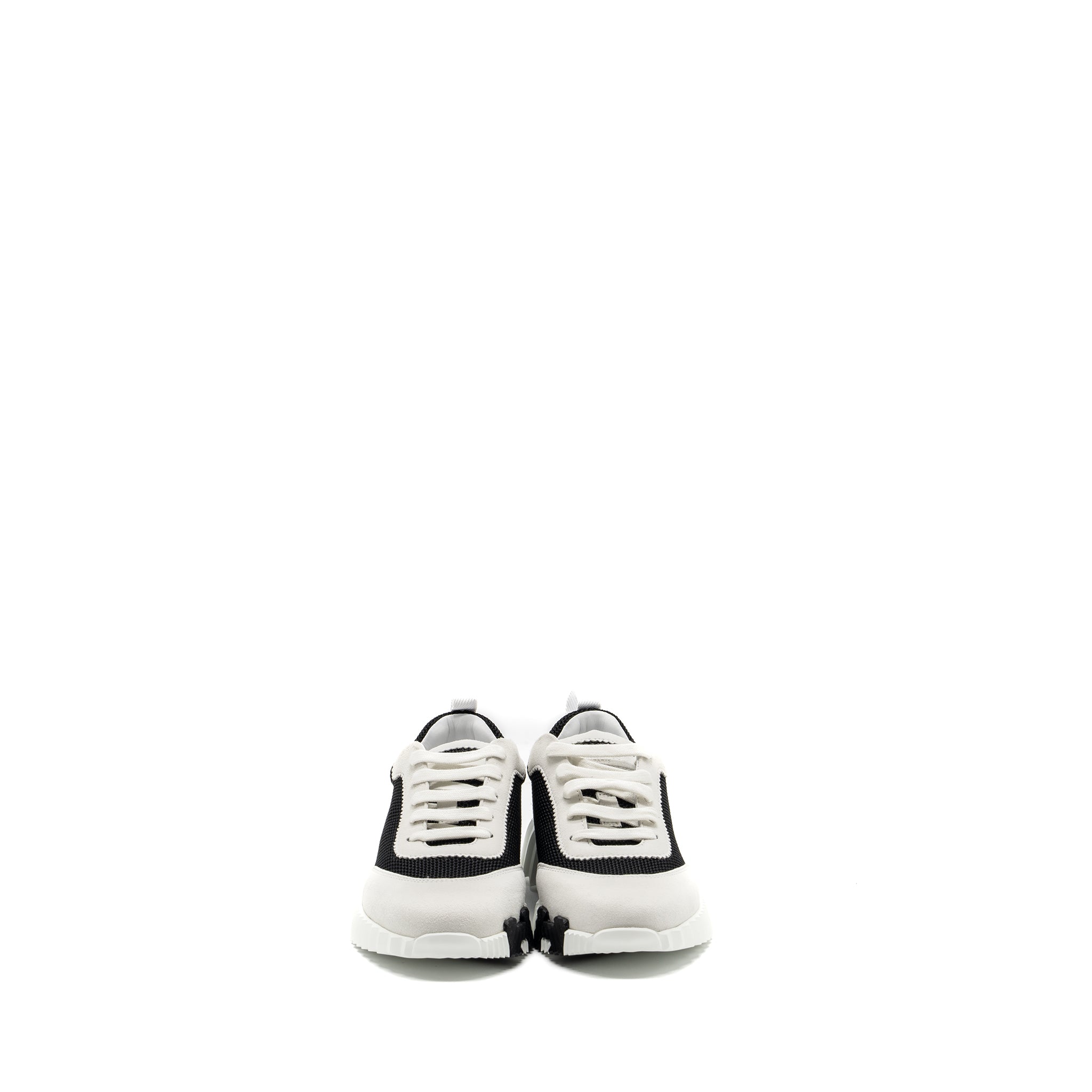 HERMES FEMME BOUNCING SNEAKER WHITE/BLACK/ORANGE