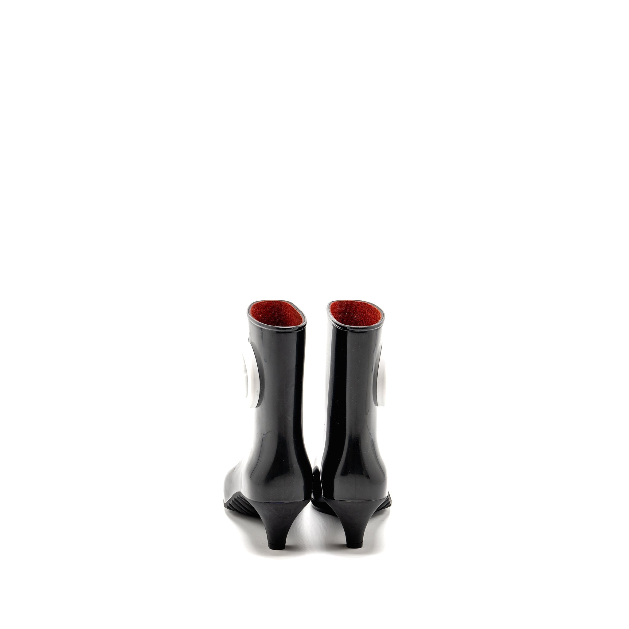 GUCCI ANKEL BOOTS RUBBER BLACK / WHITE