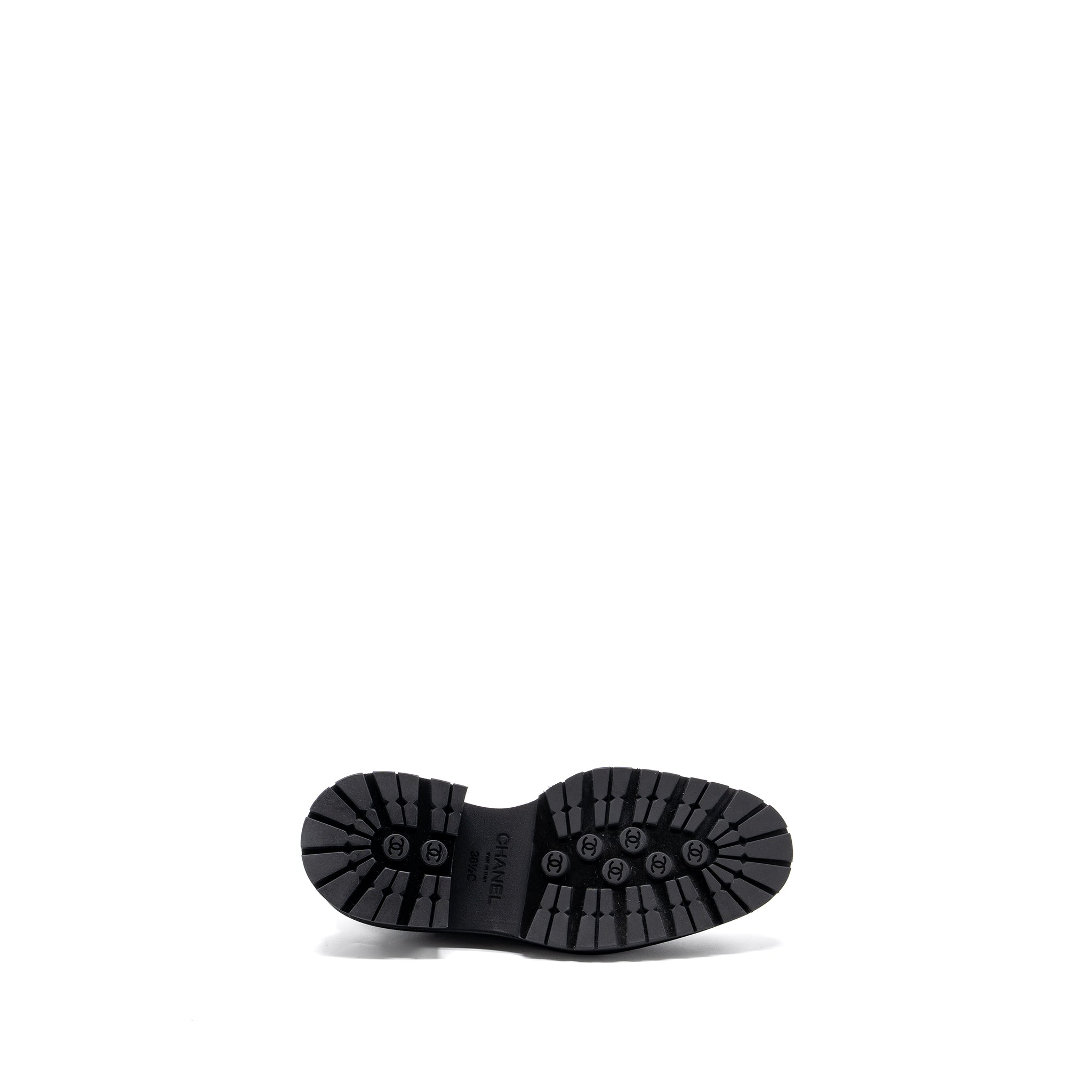 CHANEL CC LOGO LOAFER BLACK GHW
