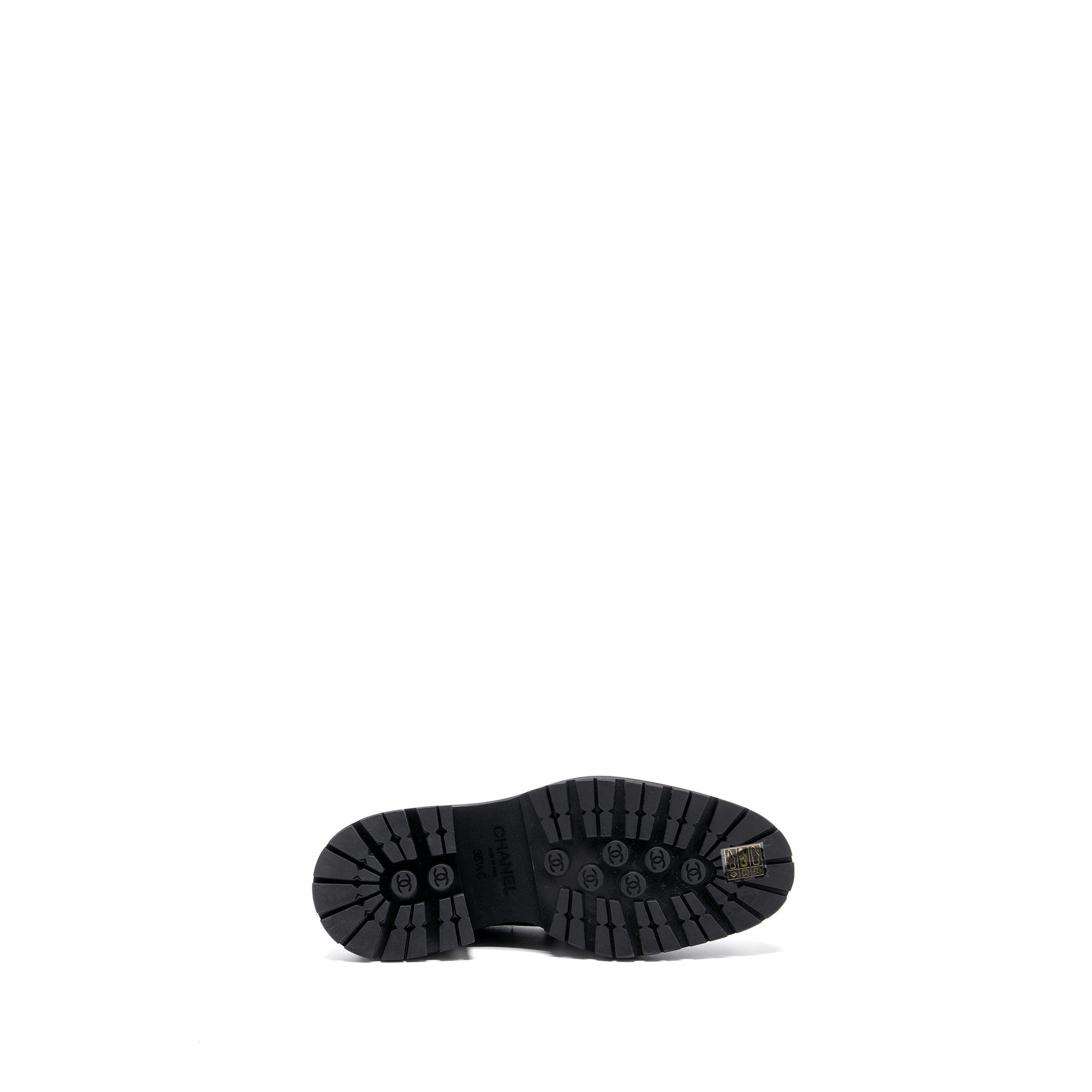 CHANEL CC LOGO LOAFER BLACK GHW