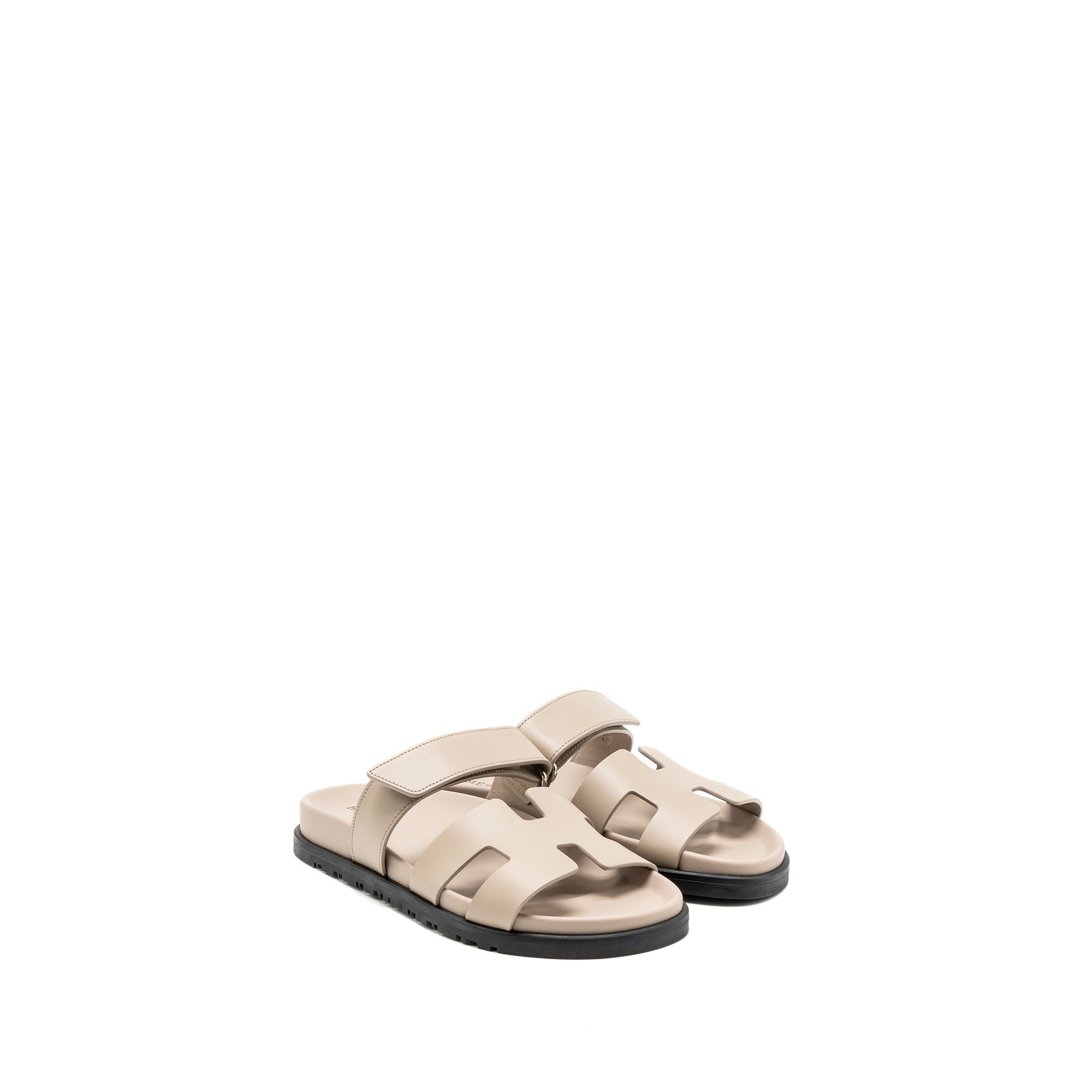 HERMES CHYPRE SANDAL BEIGE MASTIC