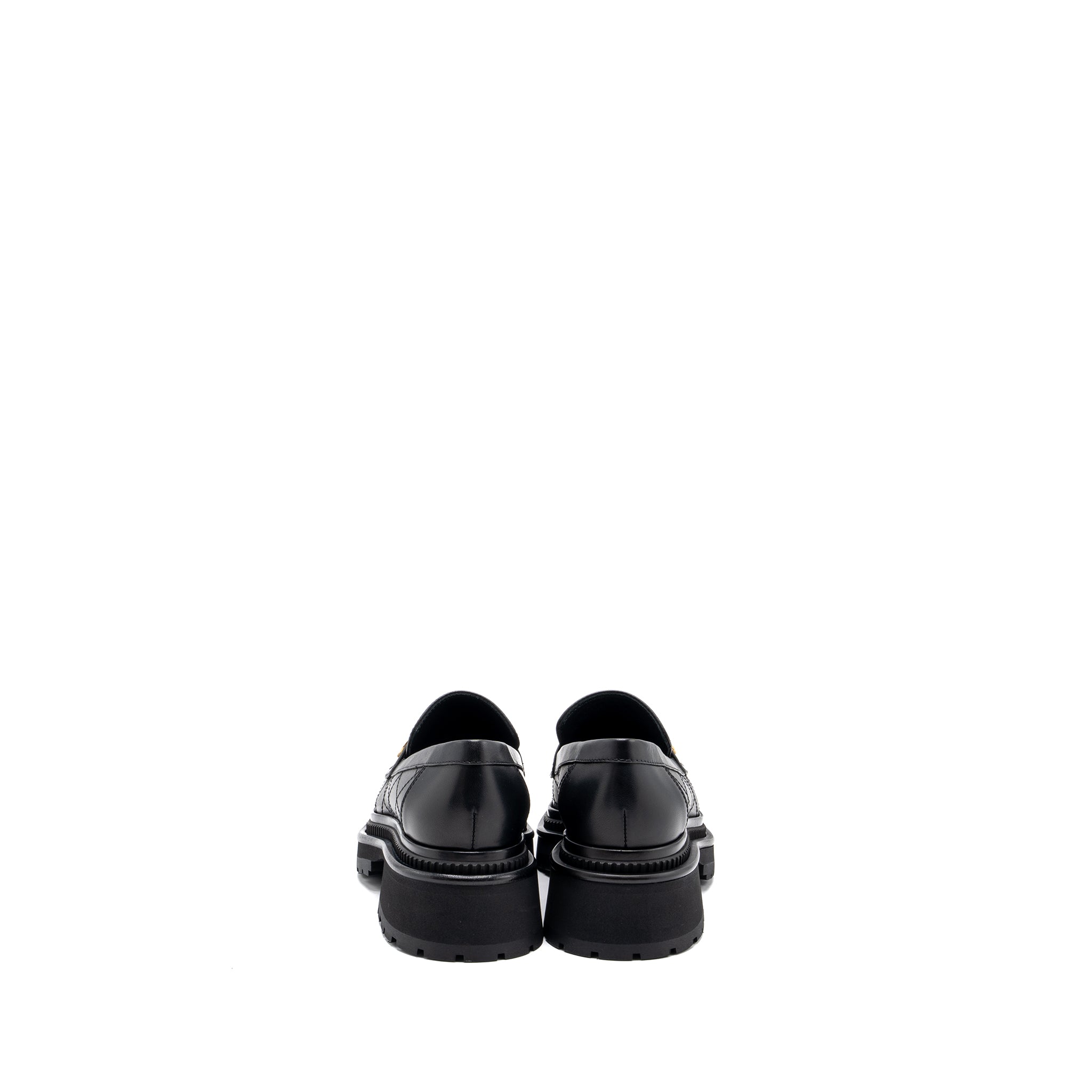 CHANEL CC LOGO LOAFER BLACK GHW