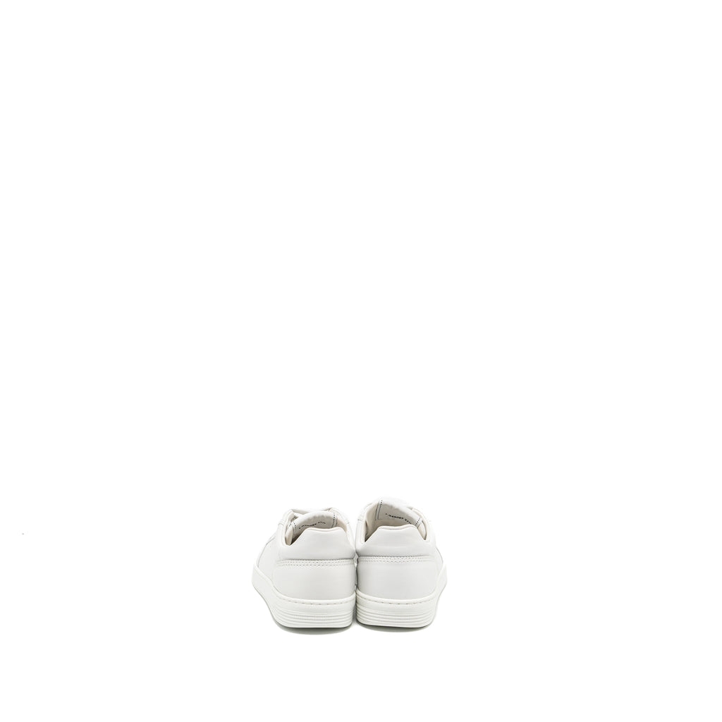 CHANEL SNEAKER LEATHER WHITE LGHW