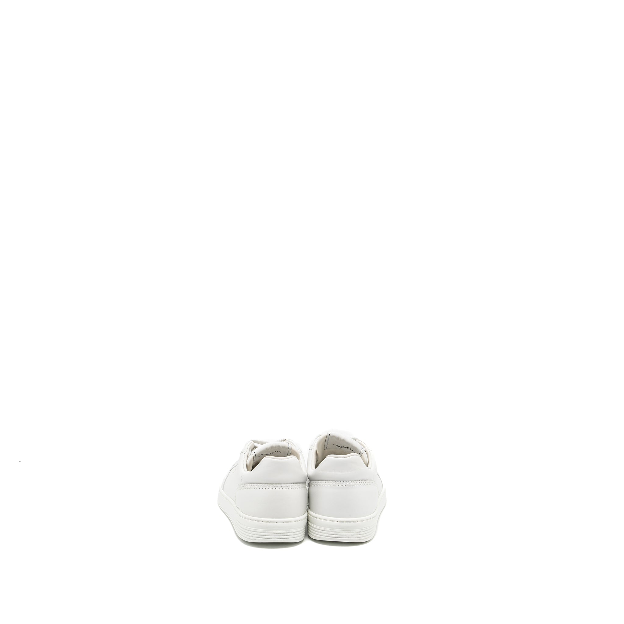 CHANEL SNEAKER LEATHER WHITE LGHW