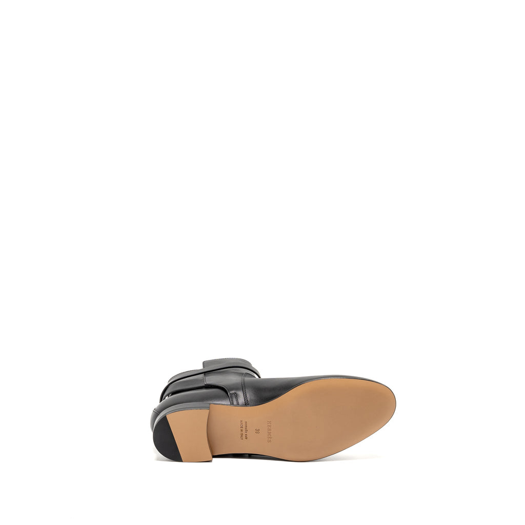 HERMES NEO ANKLE BOOT CALFSKIN BLACK SHW