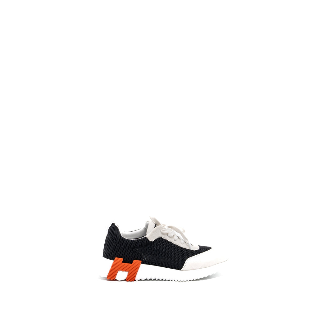 HERMES FEMME BOUNCING SNEAKER WHITE/ BLACK