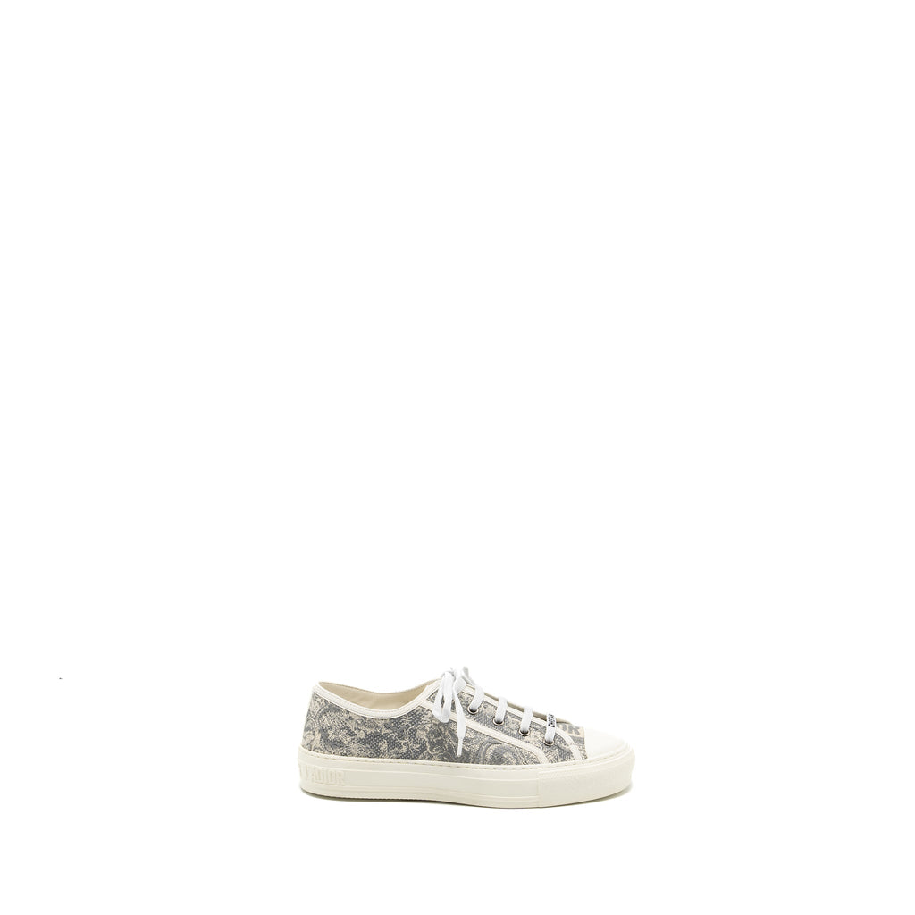 DIOR WALK N SNEAKER TOILE DE JOUY EMBROIDERY GREY/MULTICOLOUR