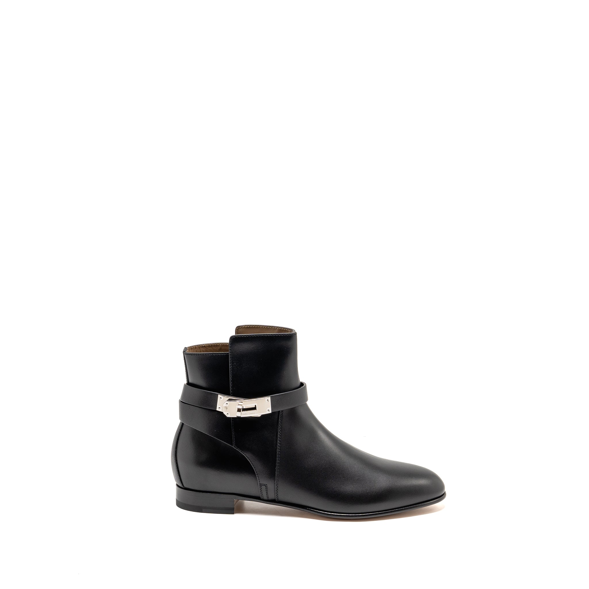 HERMES NEO ANKLE BOOT CALFSKIN BLACK SHW